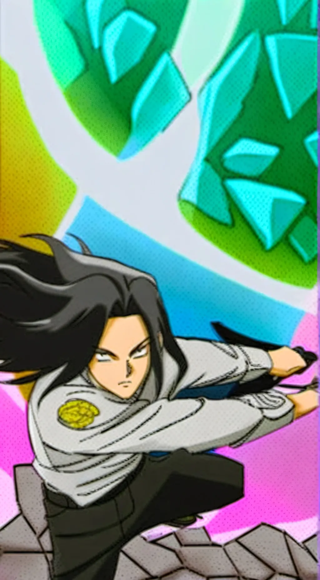 ai character: Android 17 background