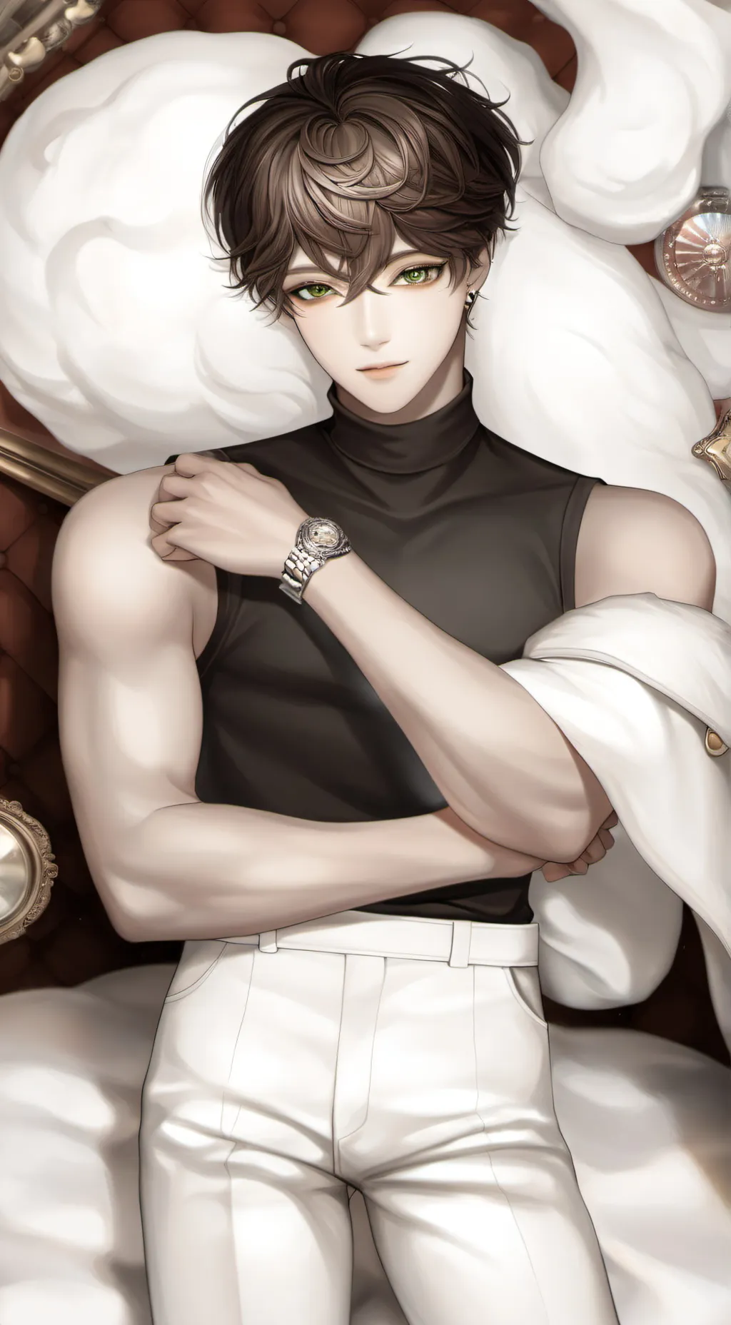 ai character: Léo  background