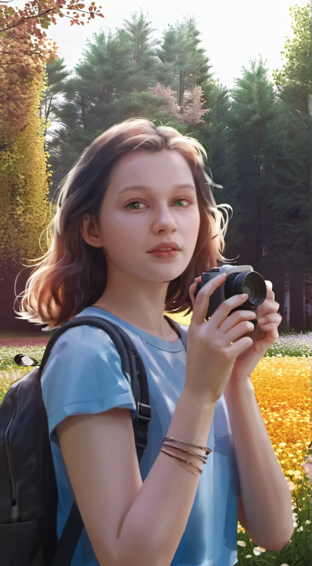 ai character: Izabella  background