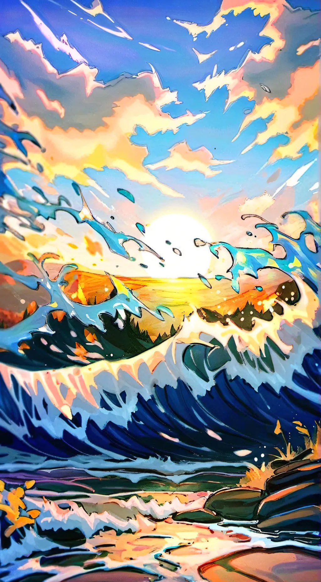 ai character: Team 7✨✨⚡️⚡️ background