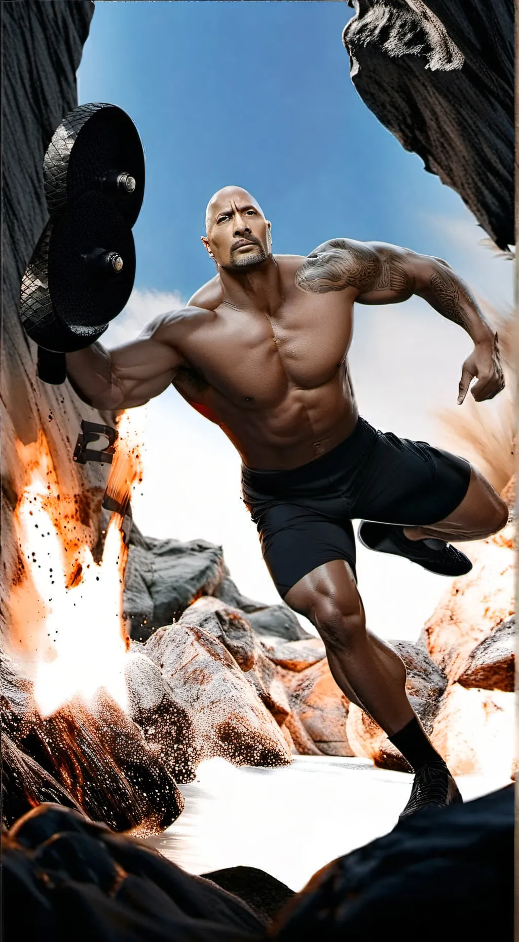 ai character: the rock   background