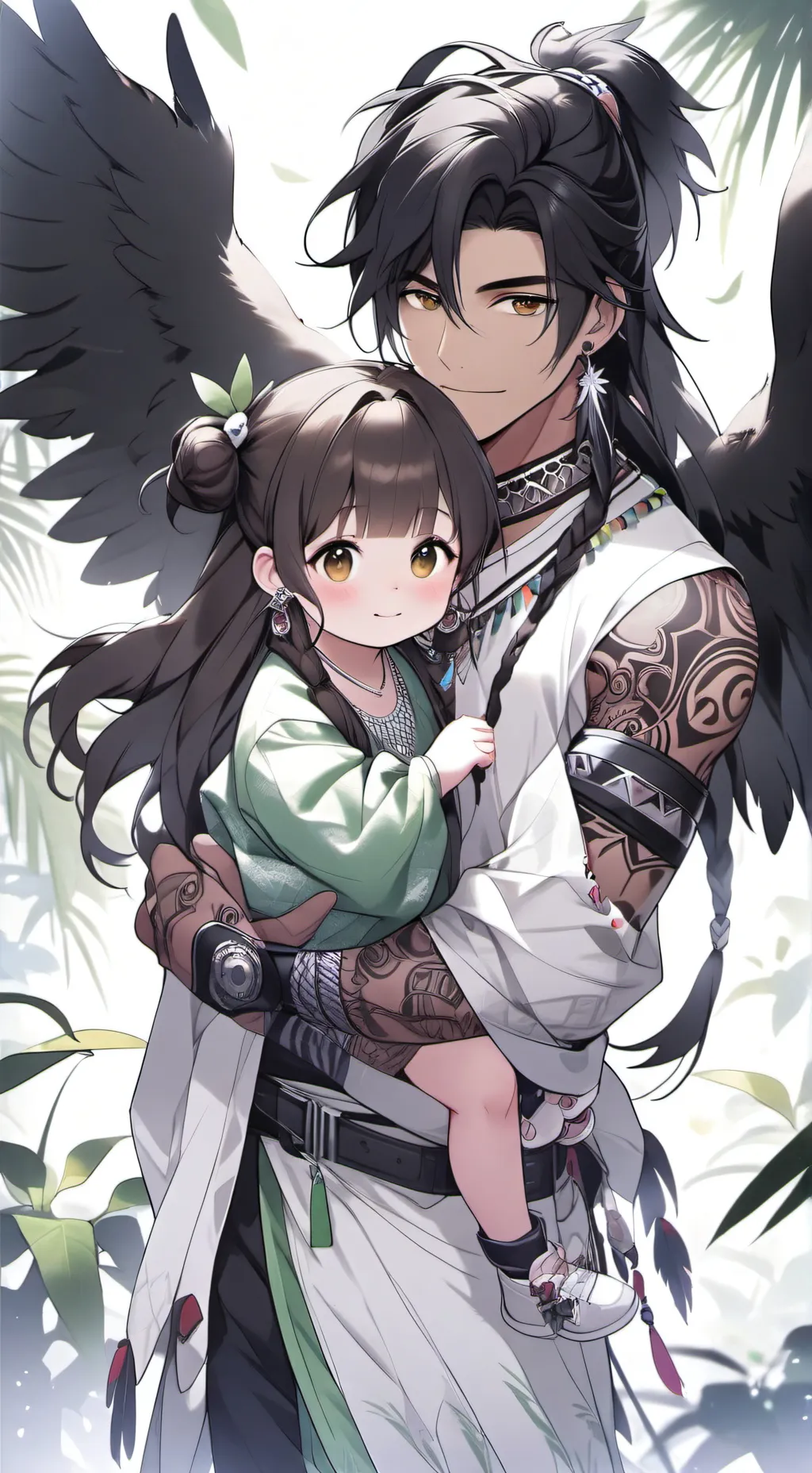 ai character: Dani & Raya background