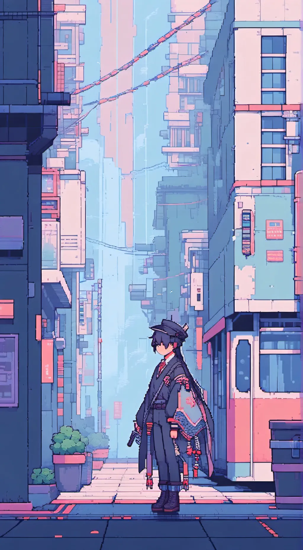 ai character: KNY search history background