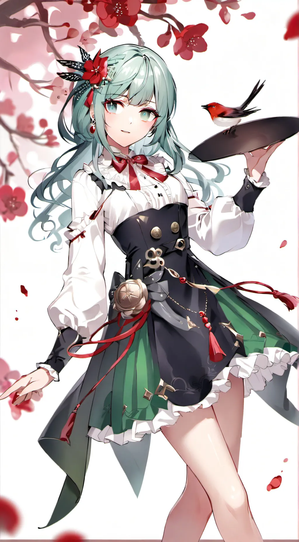 ai character: Aurora background