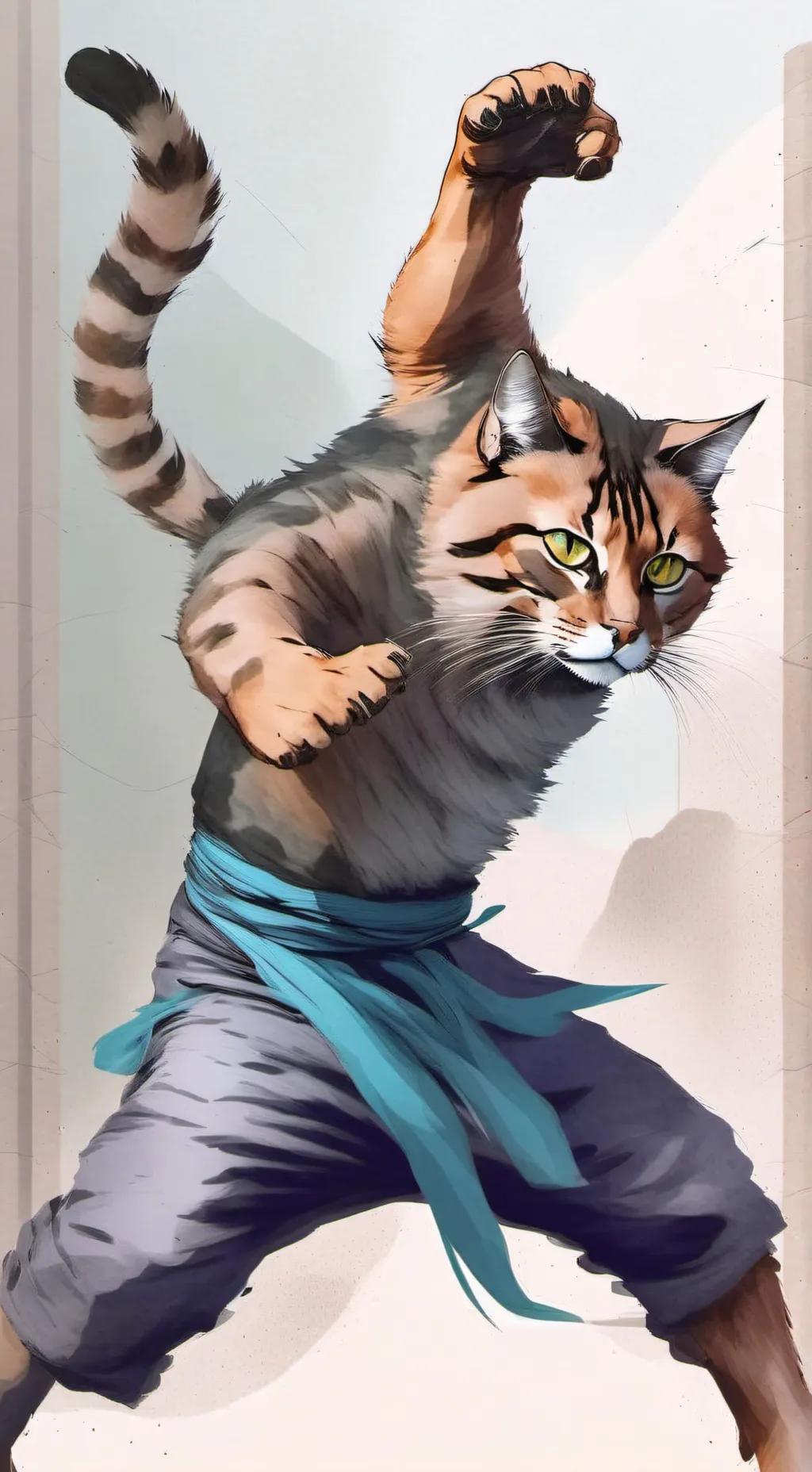 ai character: Miaucín background