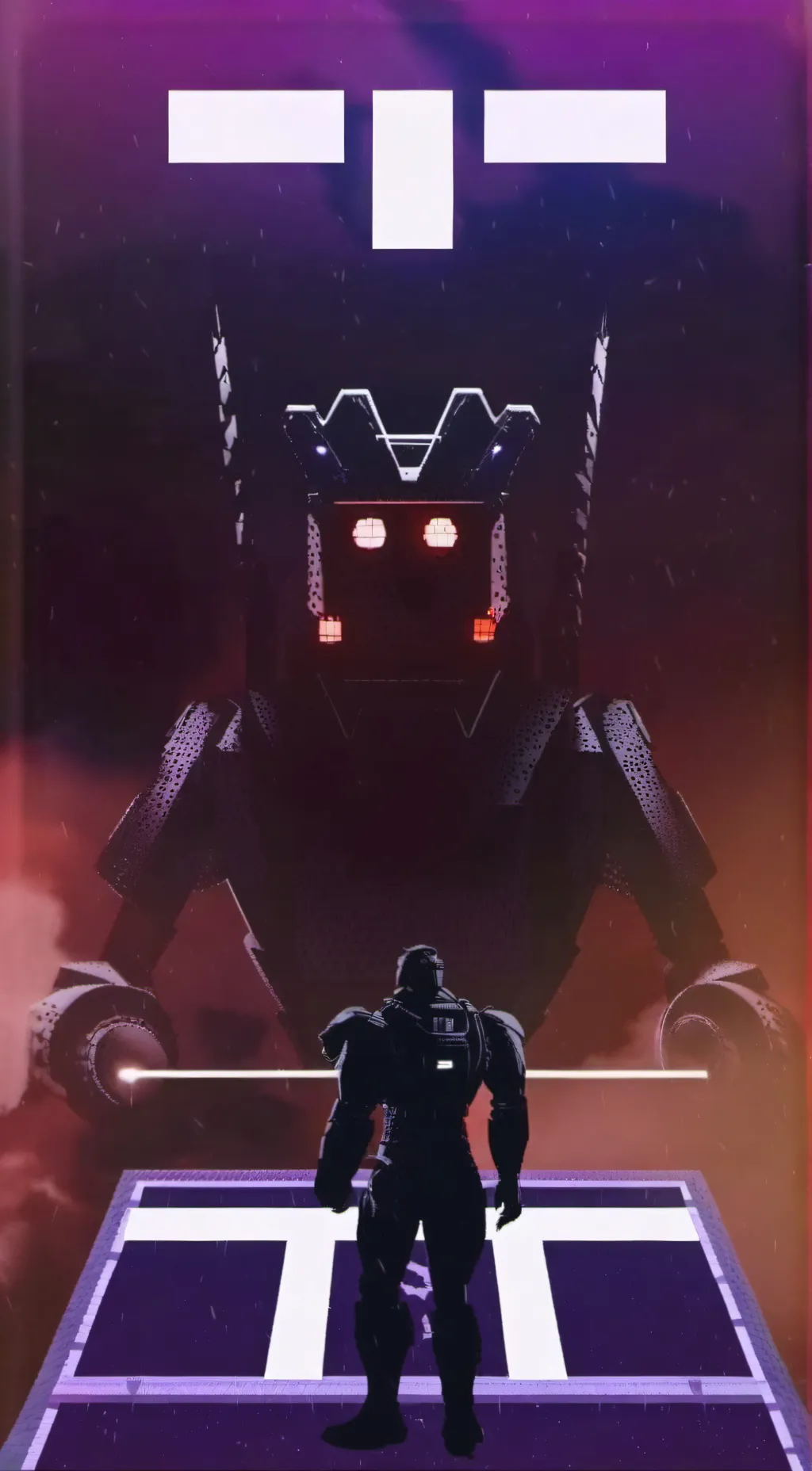 ai character: عملاق التلفاز background