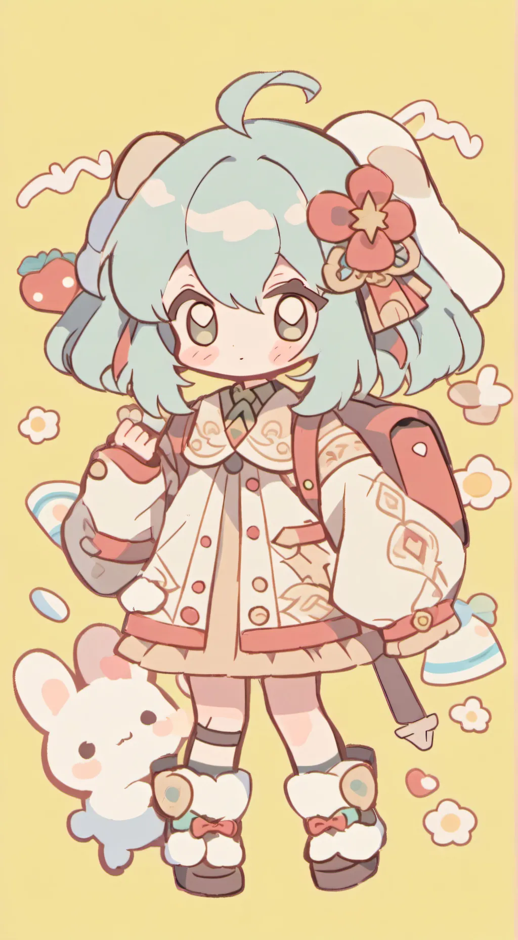 ai character: kny background