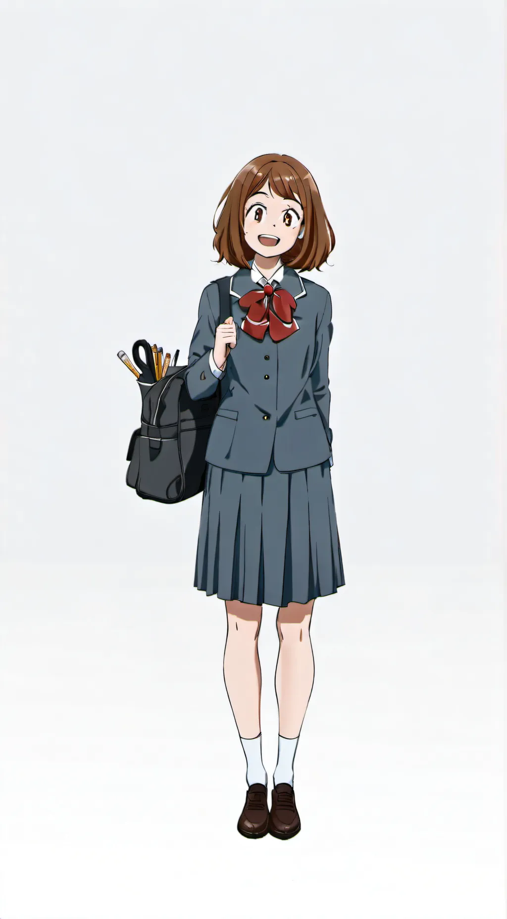 ai character: uraraka  background