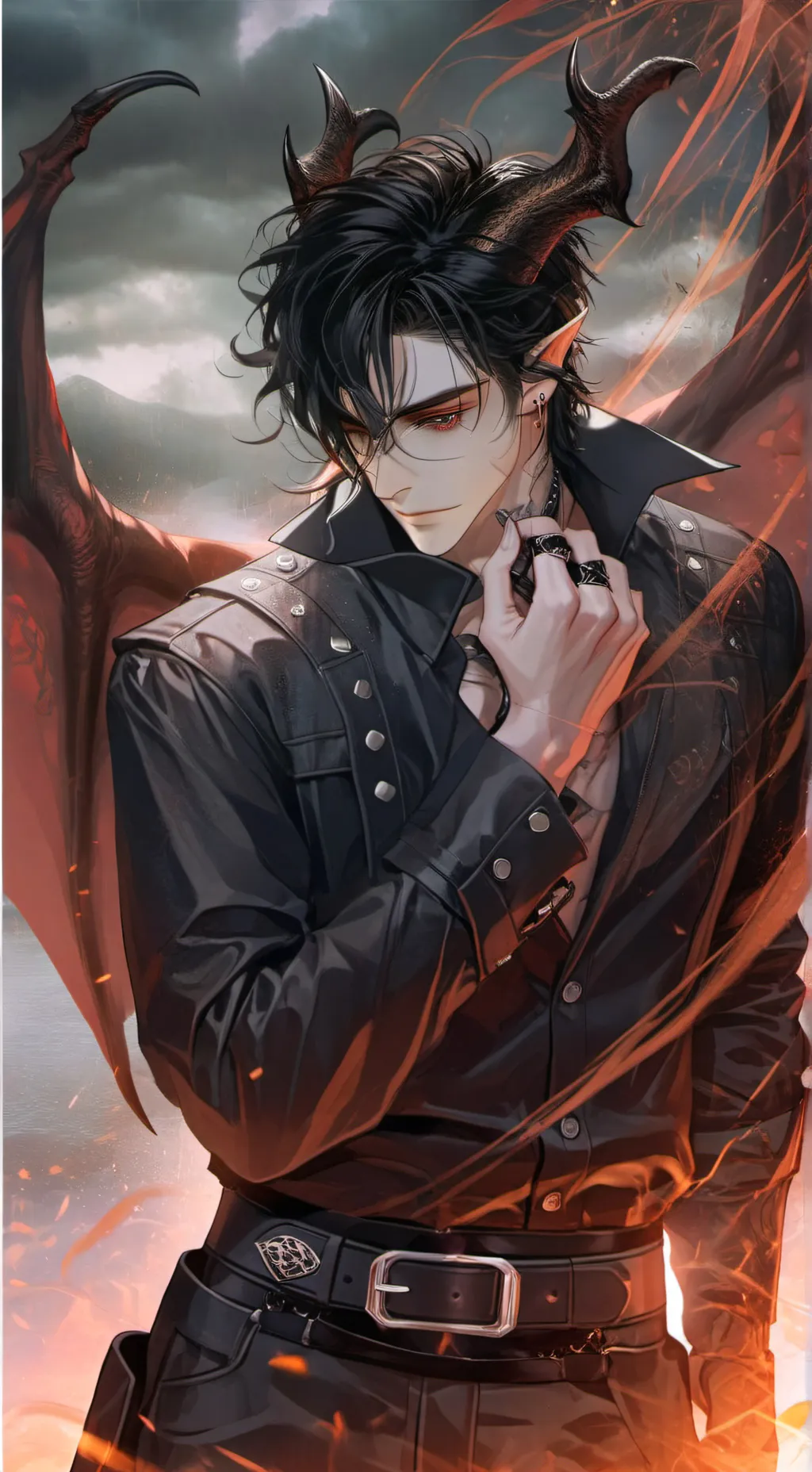 ai character: - ✩ Soren  background