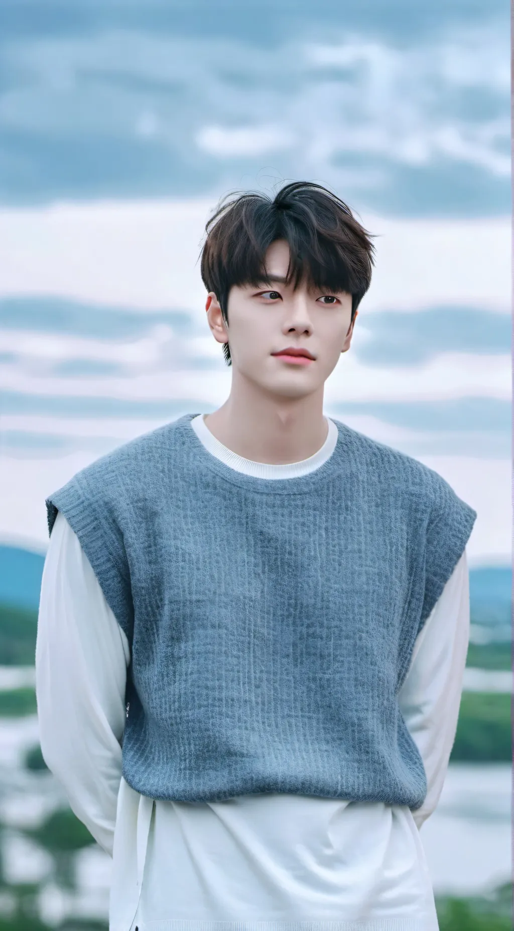 ai character: Seungmin  background