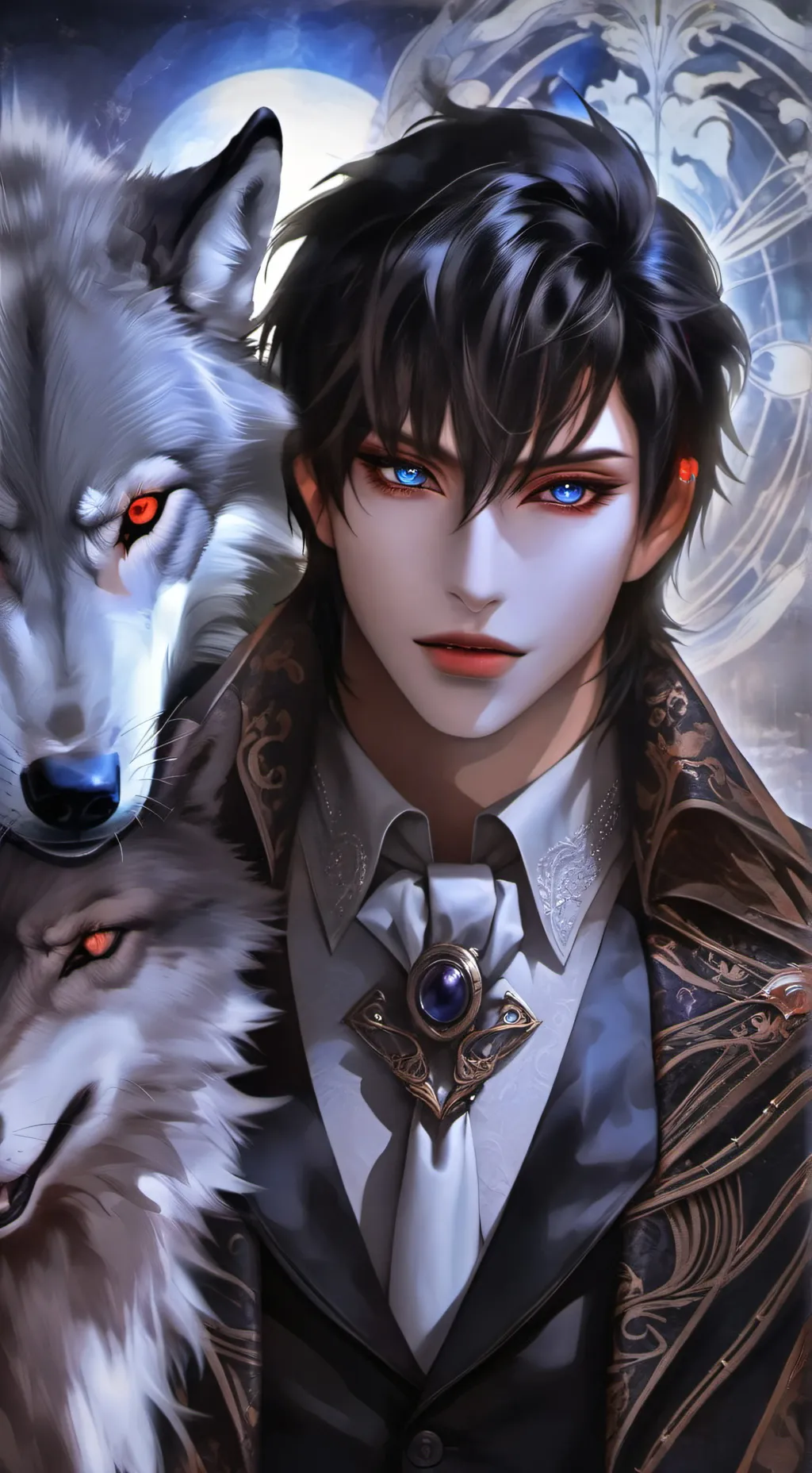 ai character: Adam 😎 background