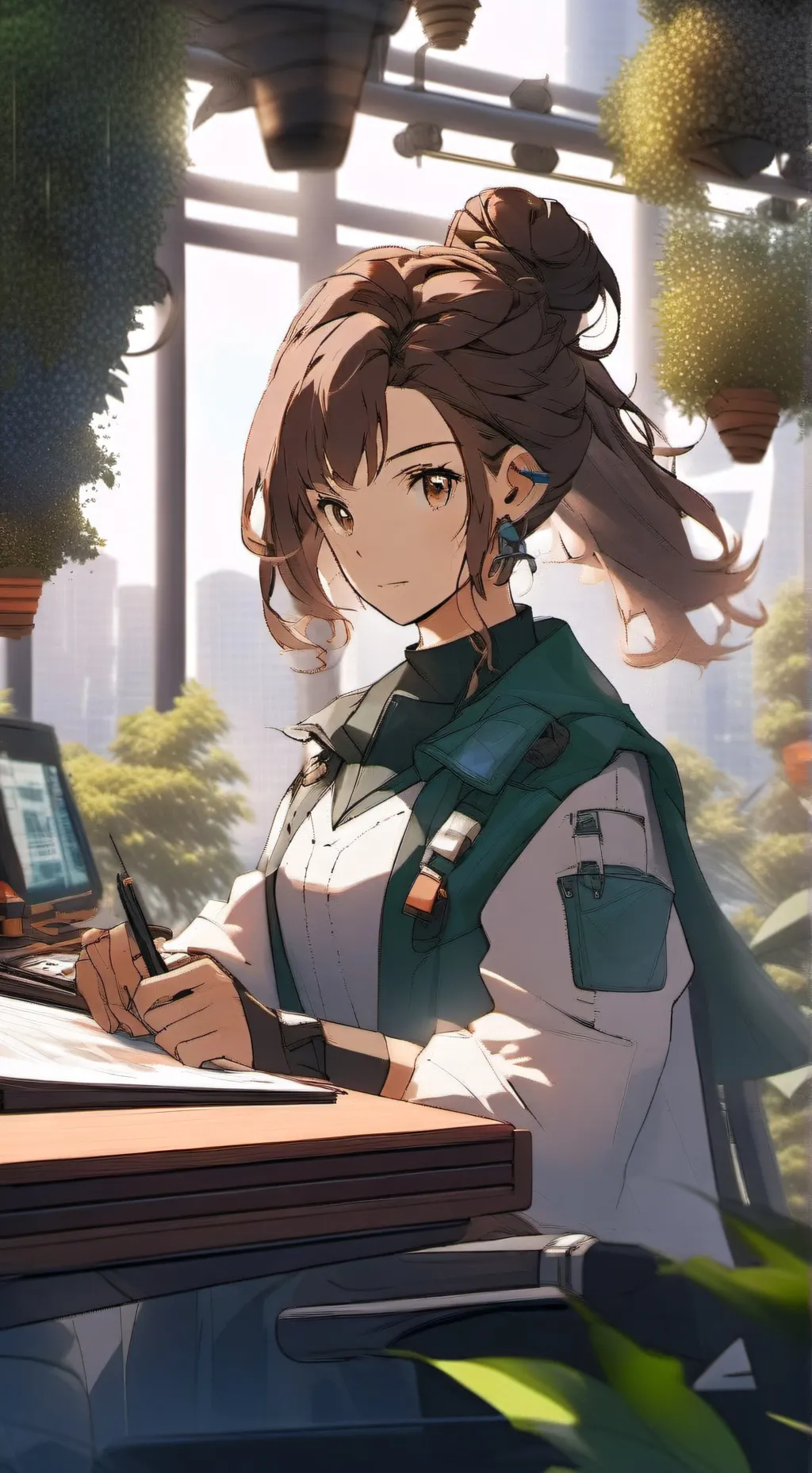 ai character: Evelyn background