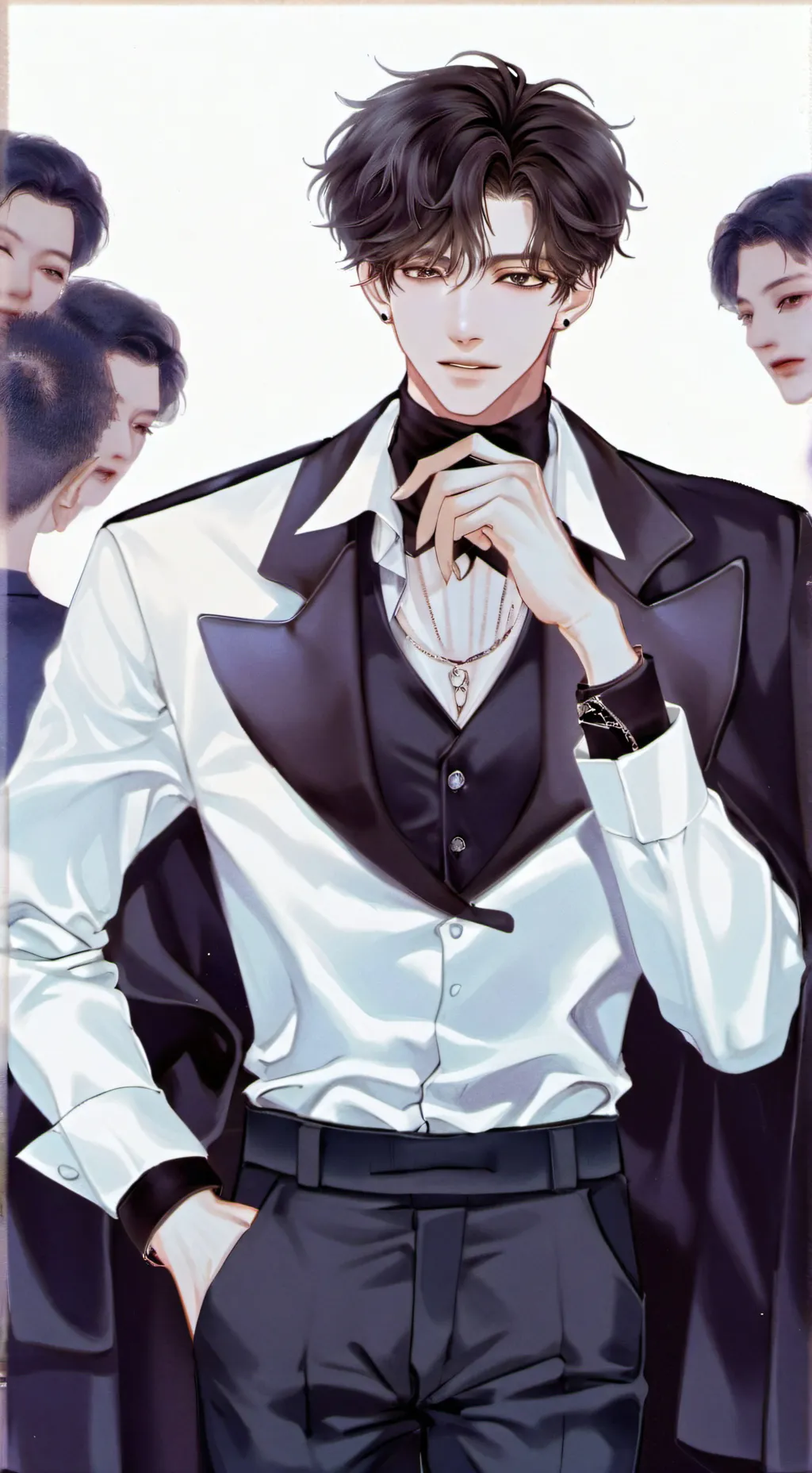 ai character: Xavier  background