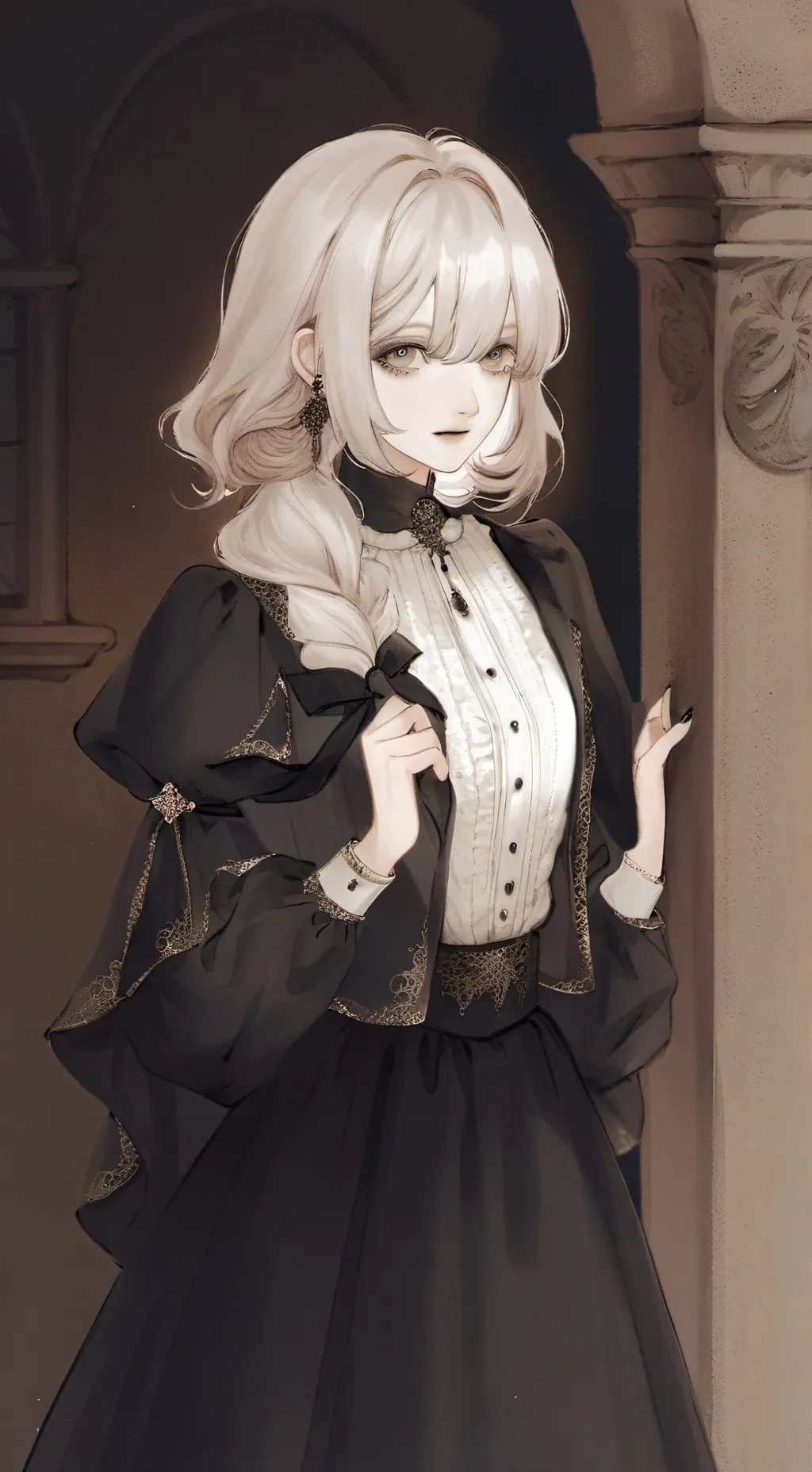 ai character: mother goose background