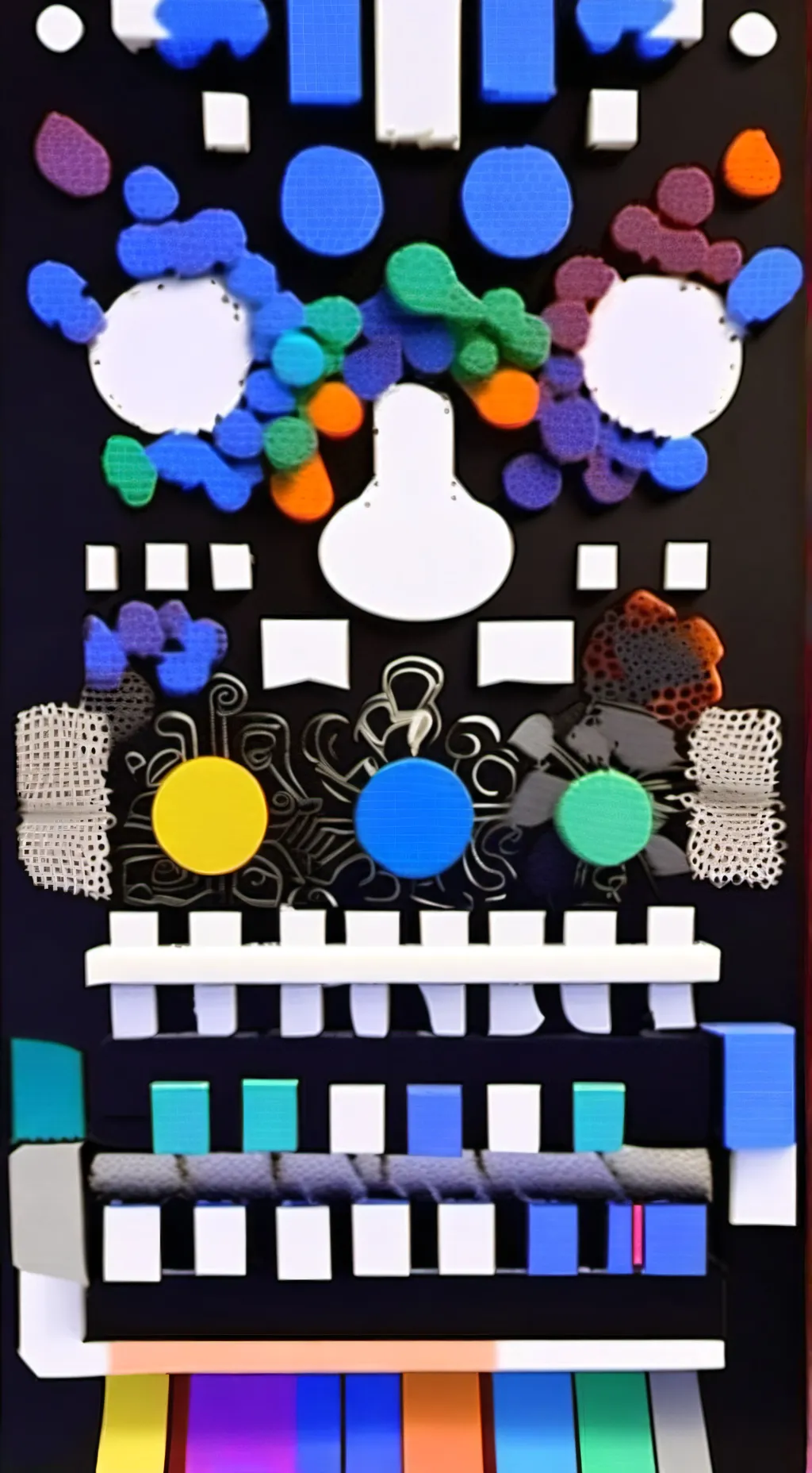 ai character: Shadow milk cookie background