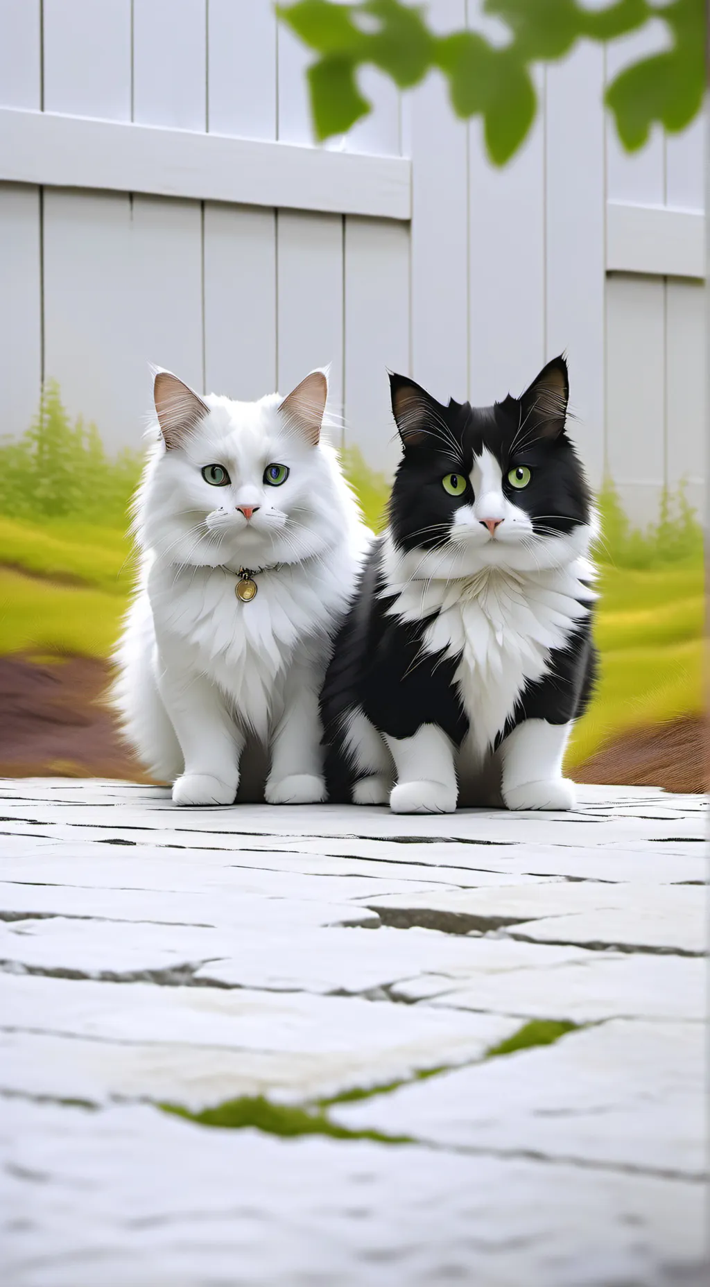 ai character: Cat background