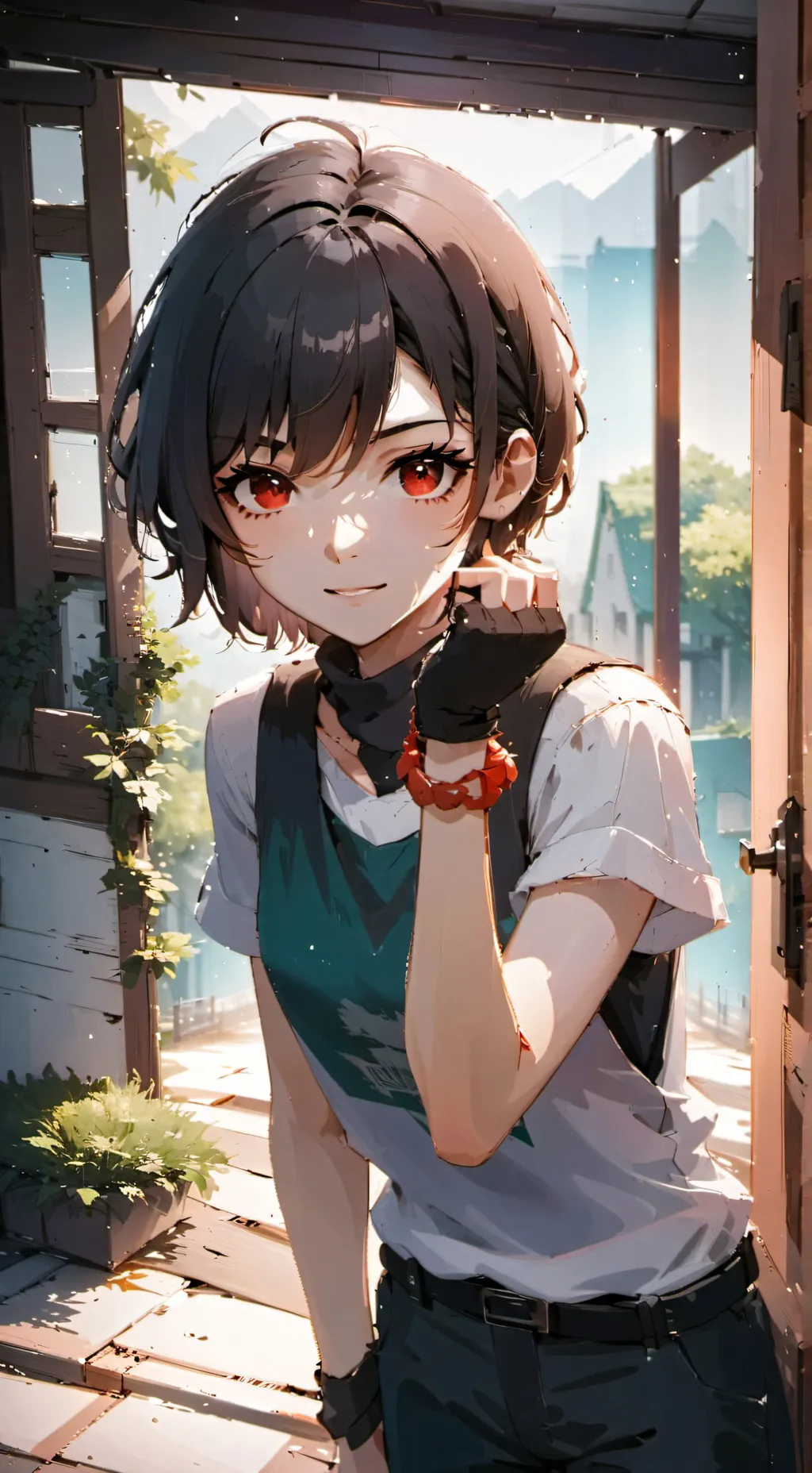 ai character: miku background