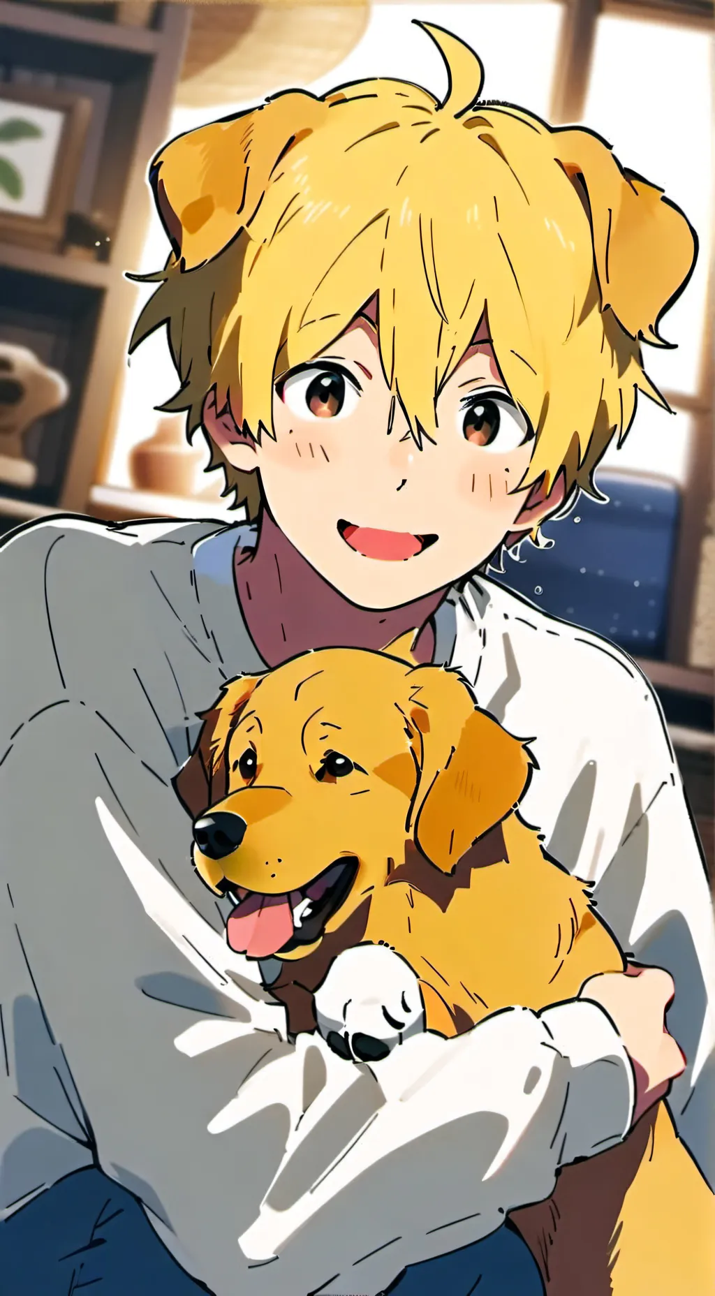 ai character: Flame Paws the Gol background