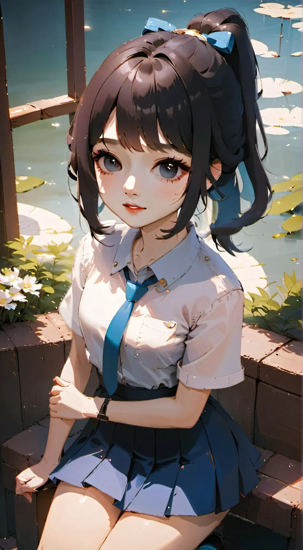 ai character: Ayano Aishi  background