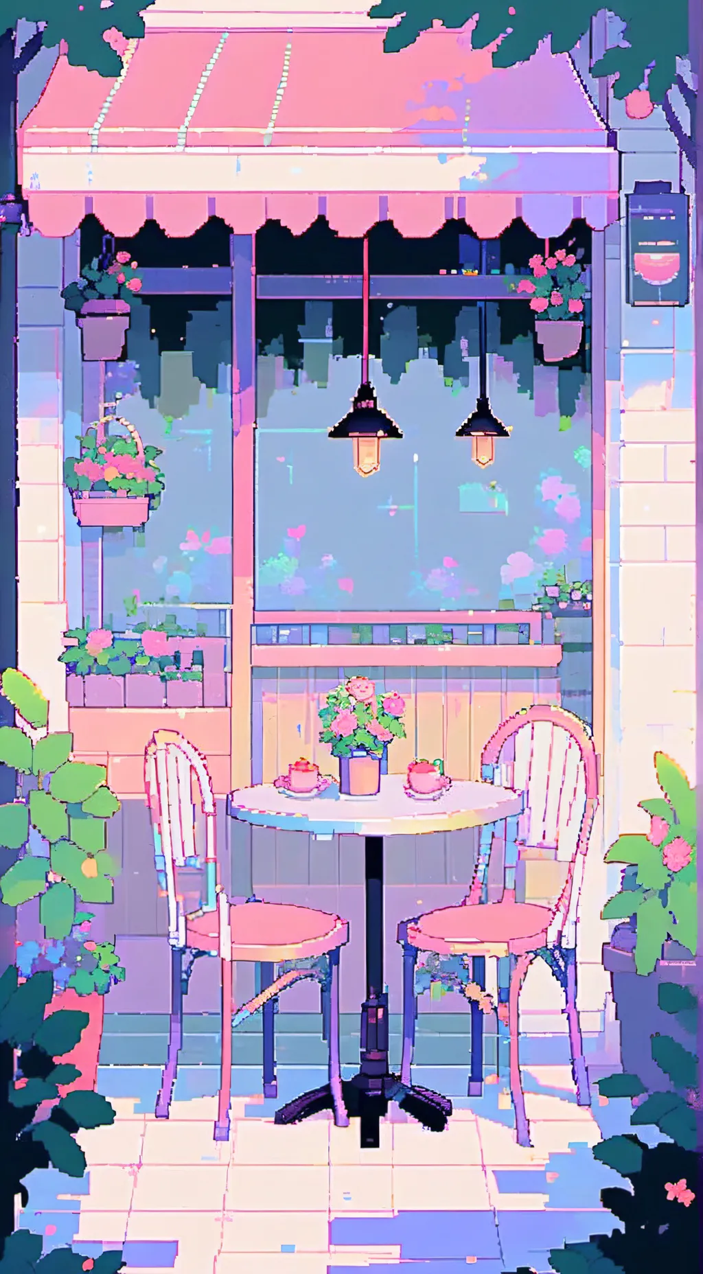 ai character: BIGBANG Restaurant background