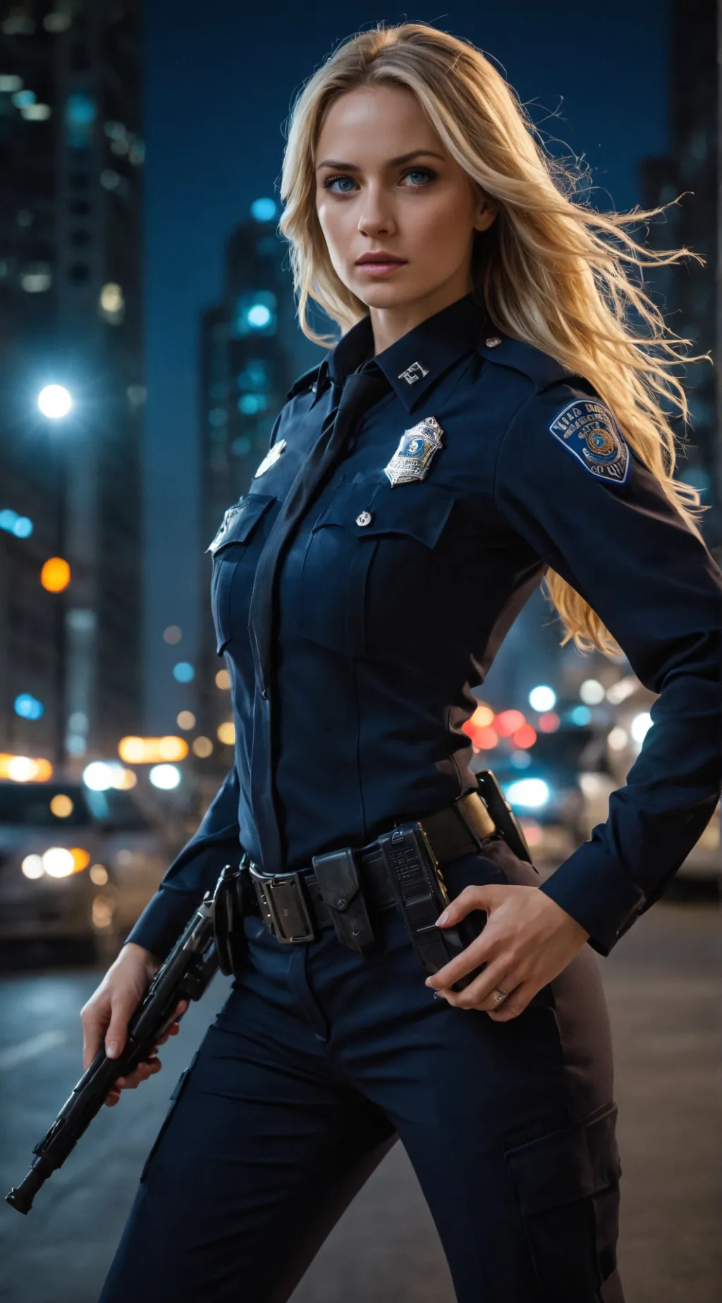 ai character: Officer Lucy background