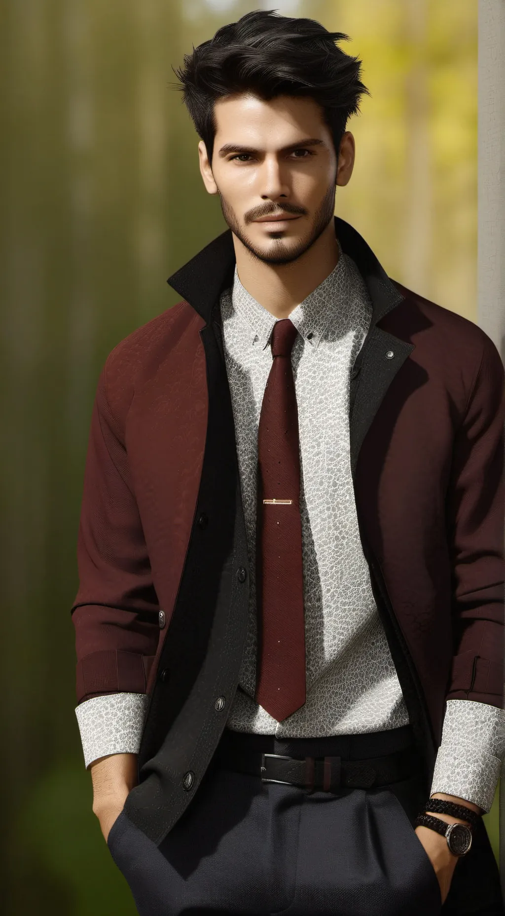 ai character: nabi y santi  background