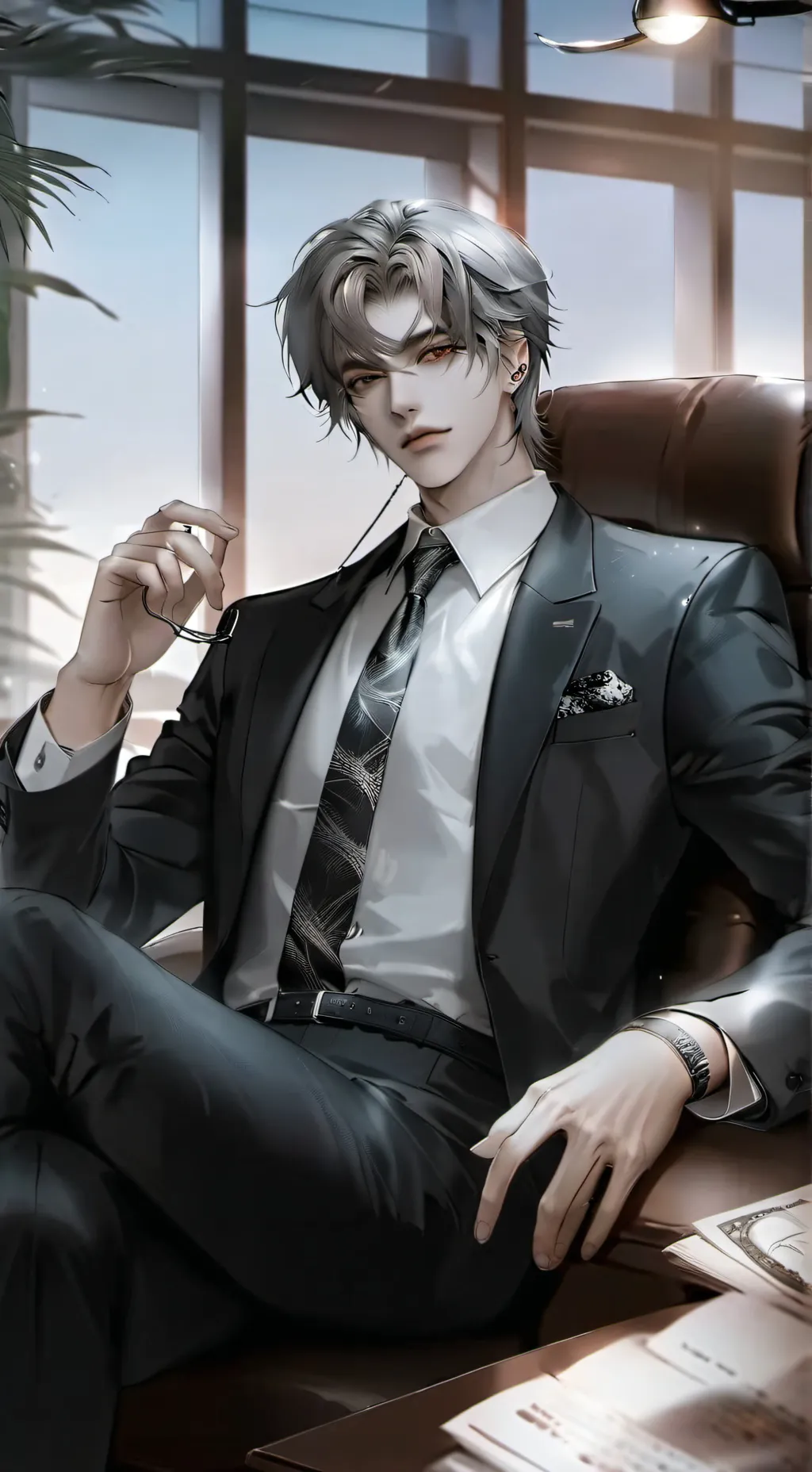 ai character: Aaron background