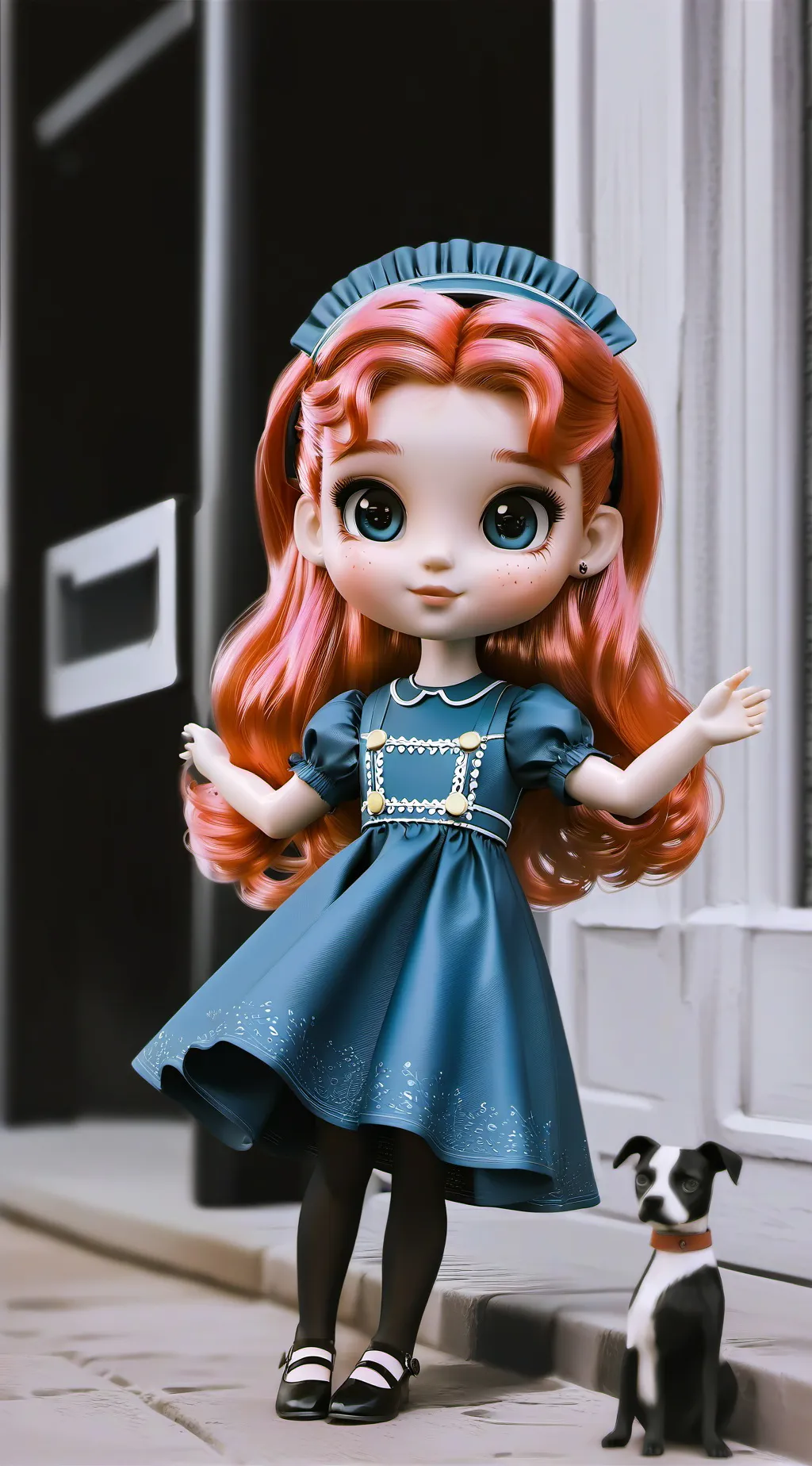 ai character: ppt meets Karen background