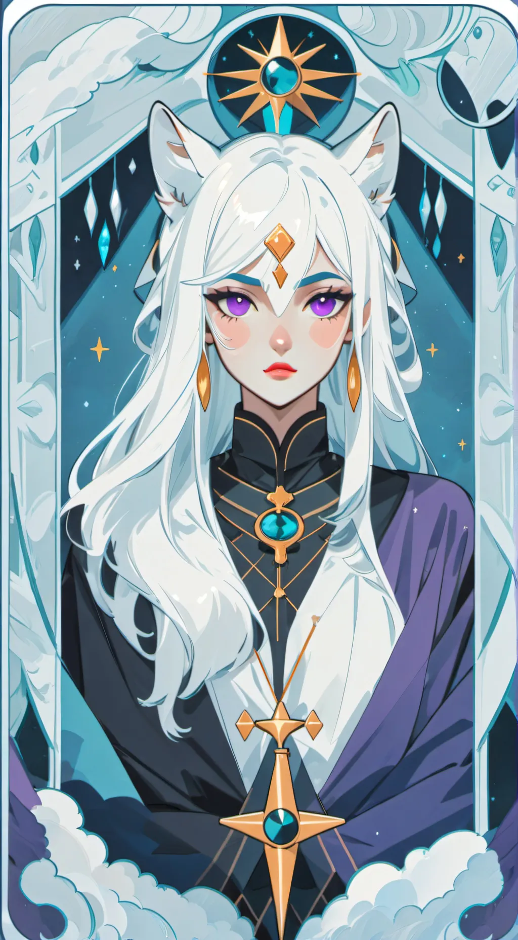 ai character: Lunar (SHEWOLF) background