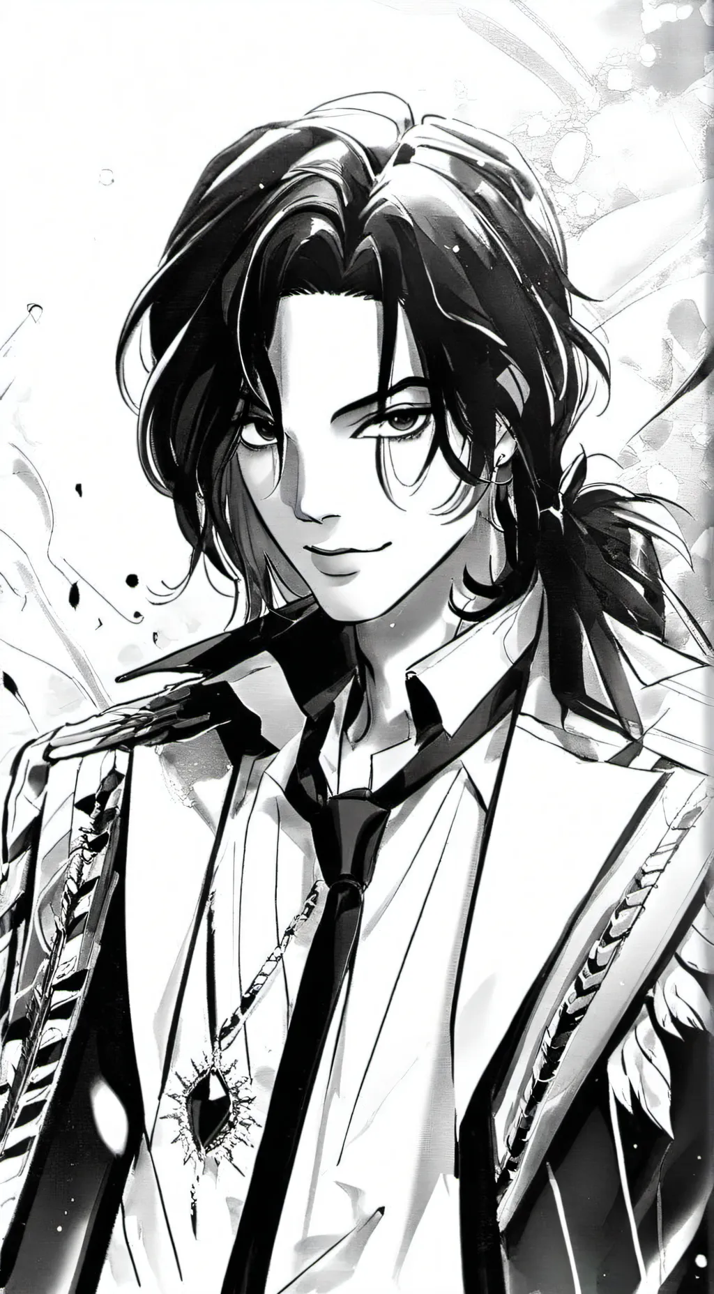 ai character: Michael Jackson  background