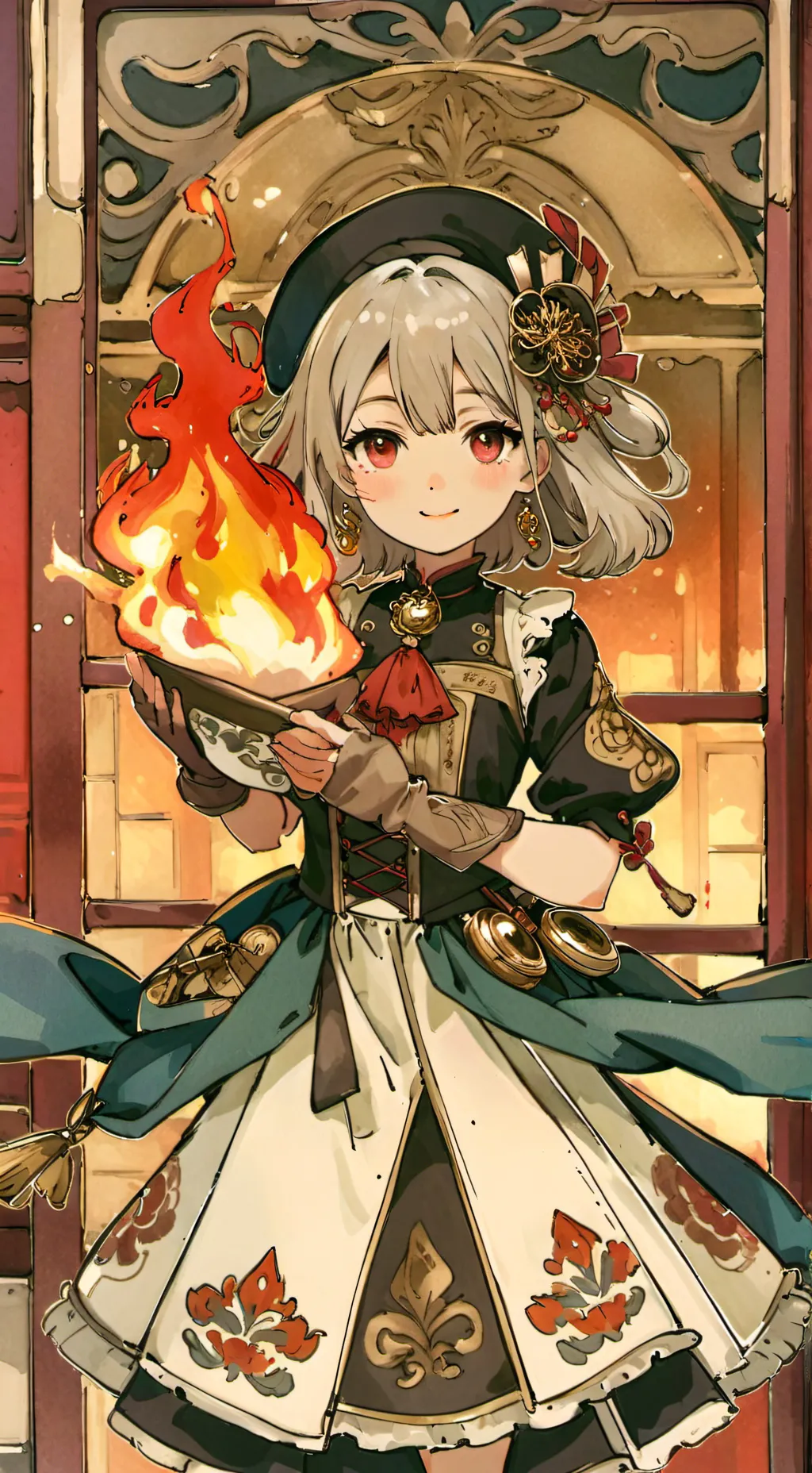 ai character: lit l'intro background