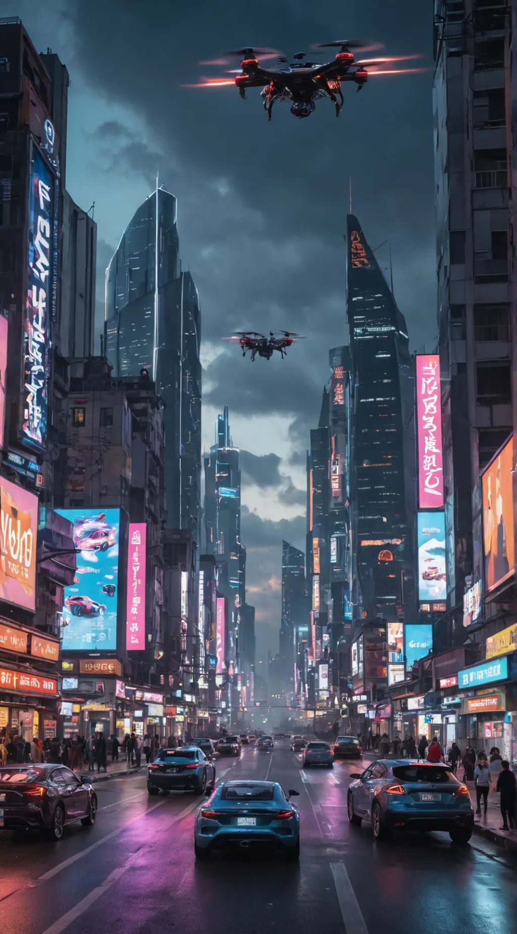 ai character: Centric City. background