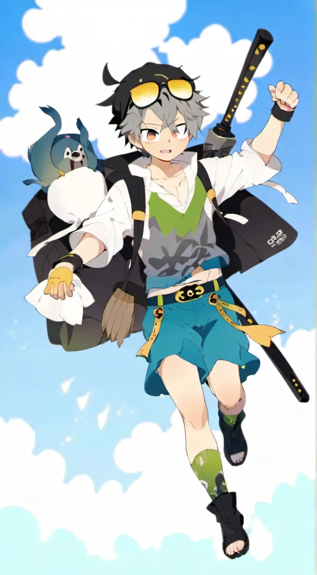 ai character: ☆shinomitsu♡ background