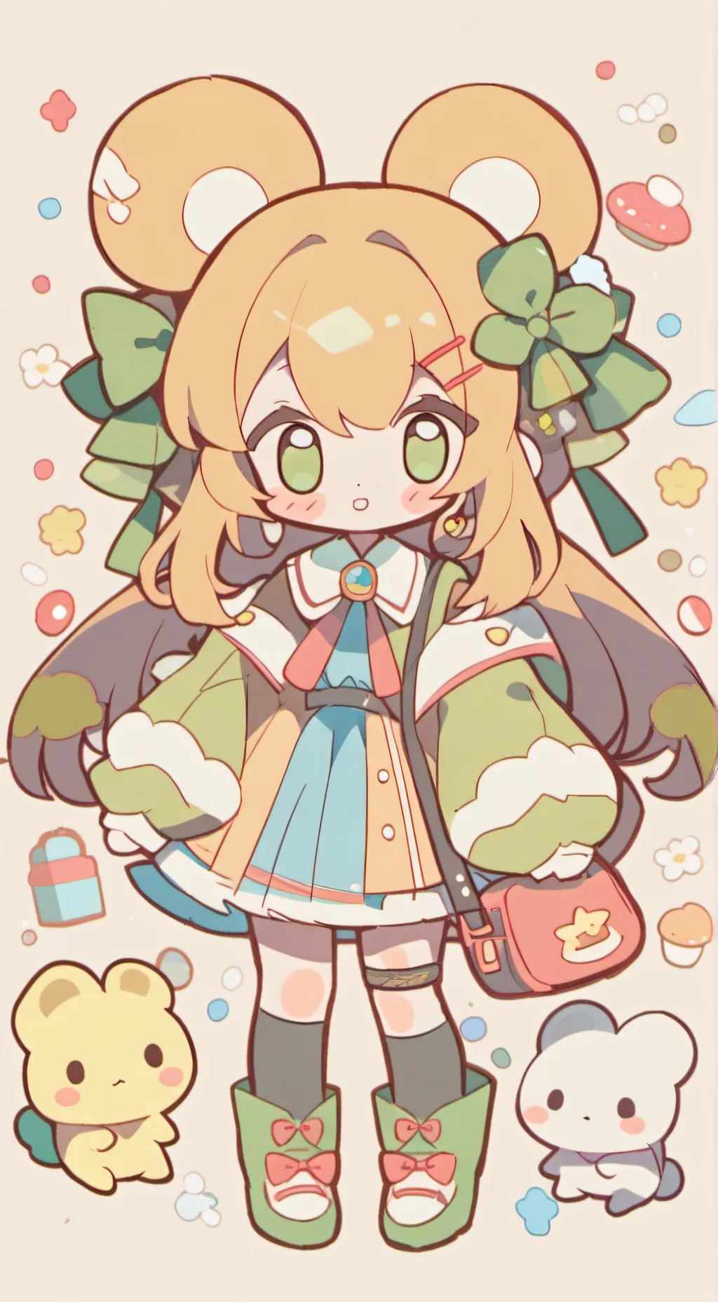 ai character: MHA zombies background