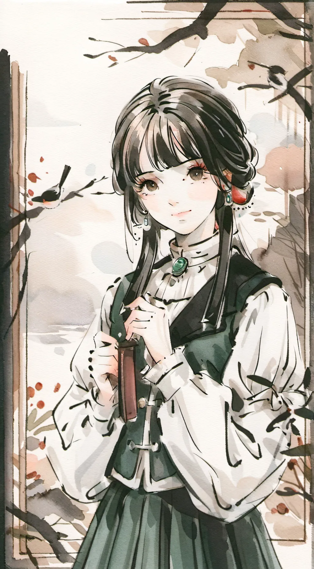 ai character: Camille  background