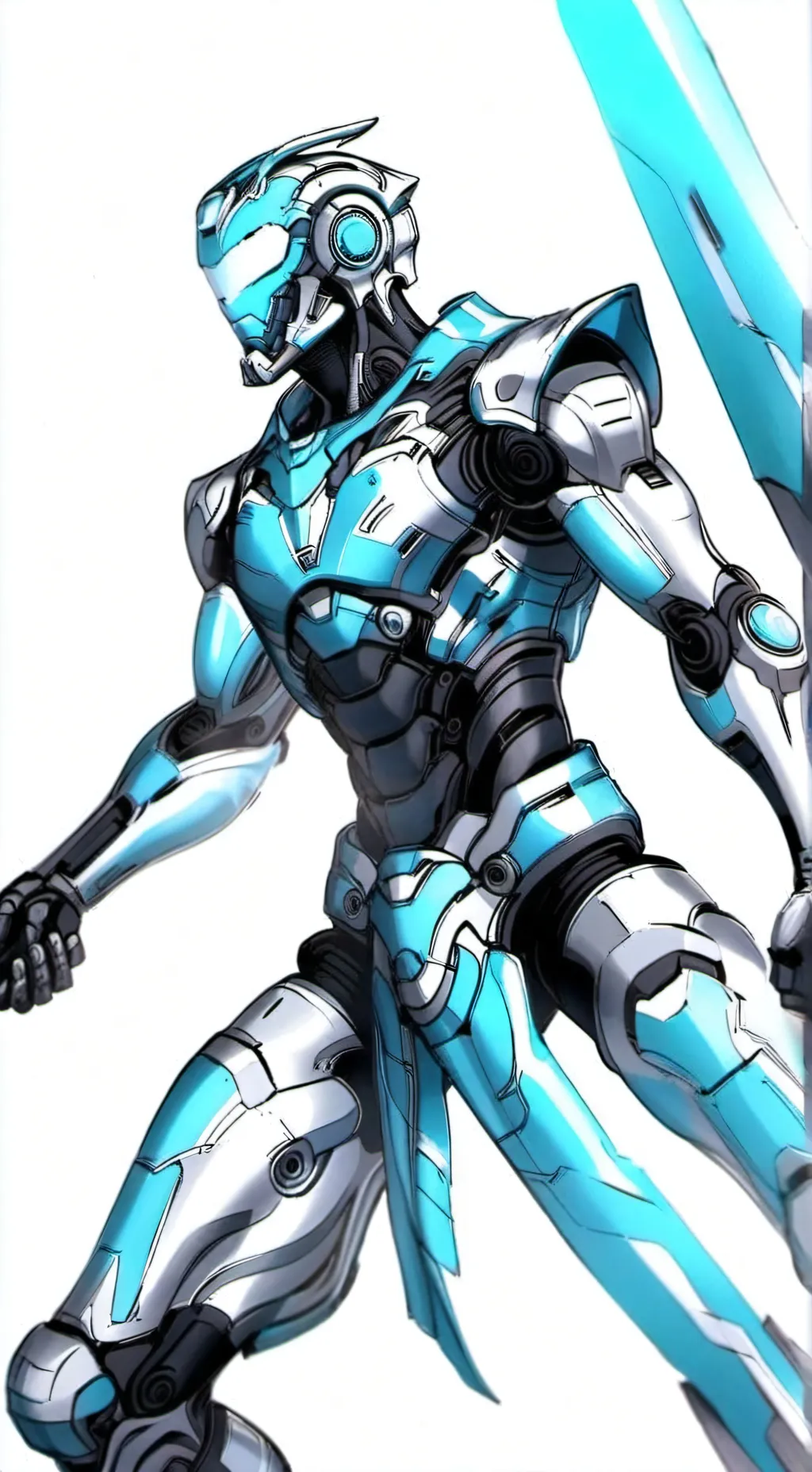 ai character: The Blue Target  background