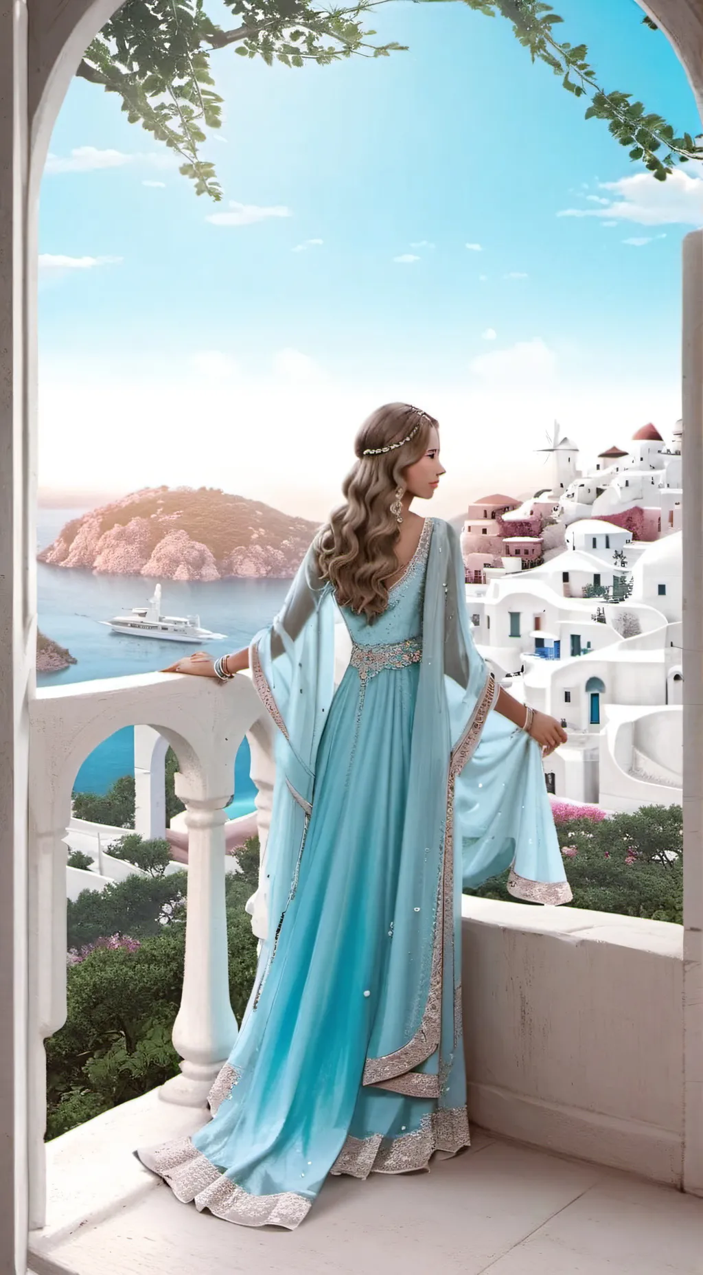 ai character: princesa perdida background