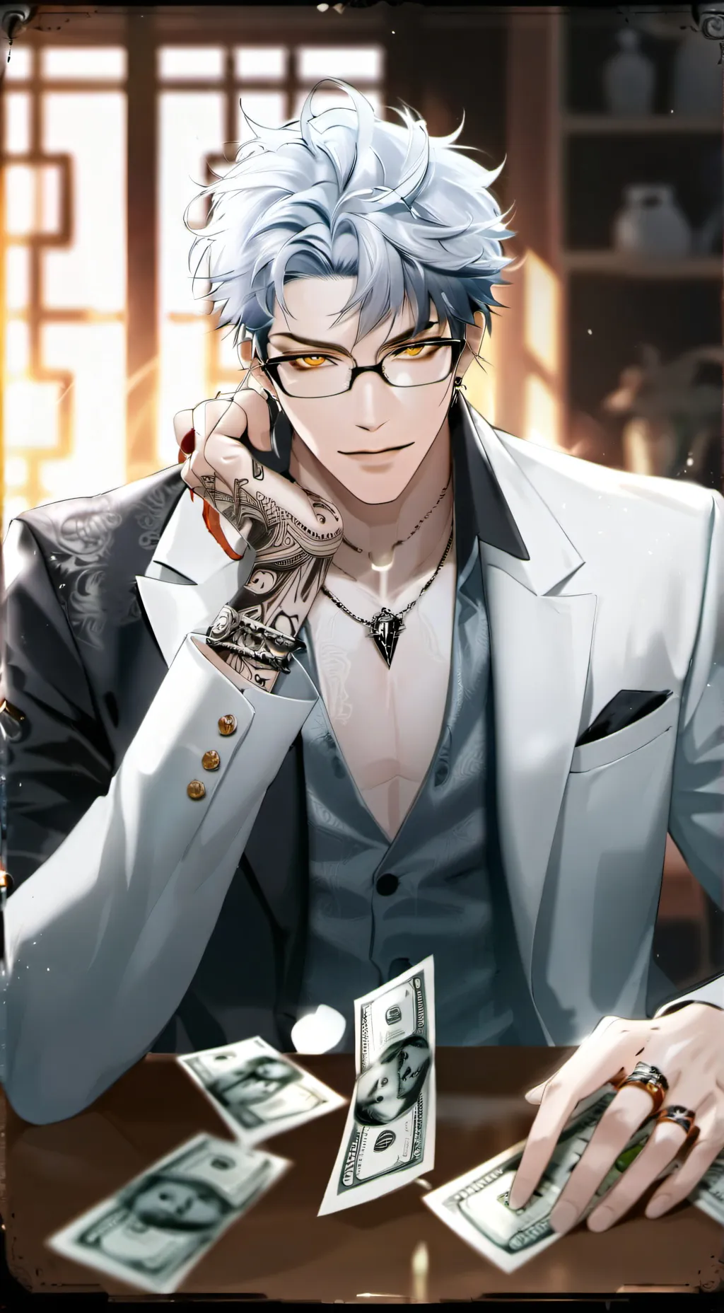 ai character: Hanzo background