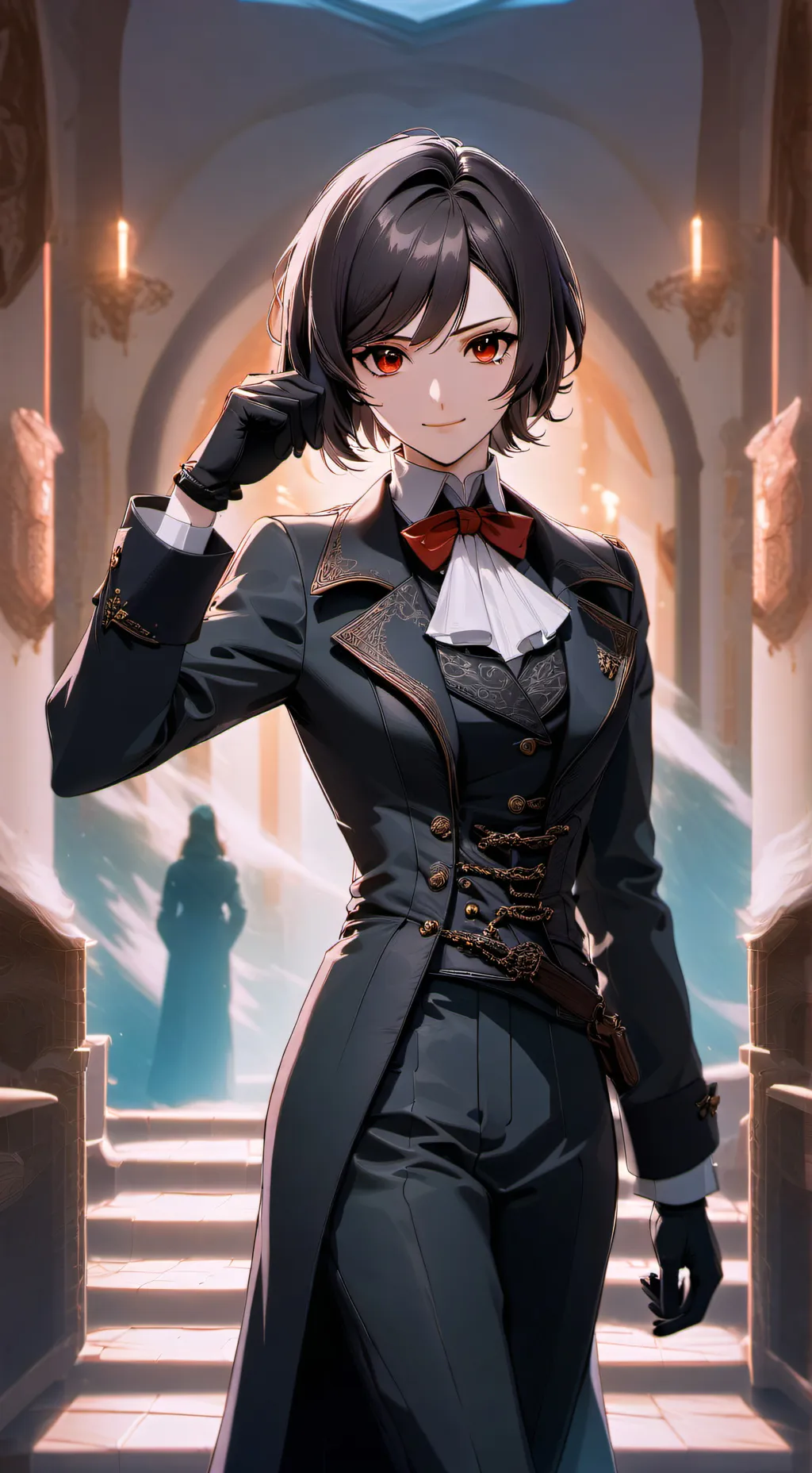 ai character: Vesperglass background