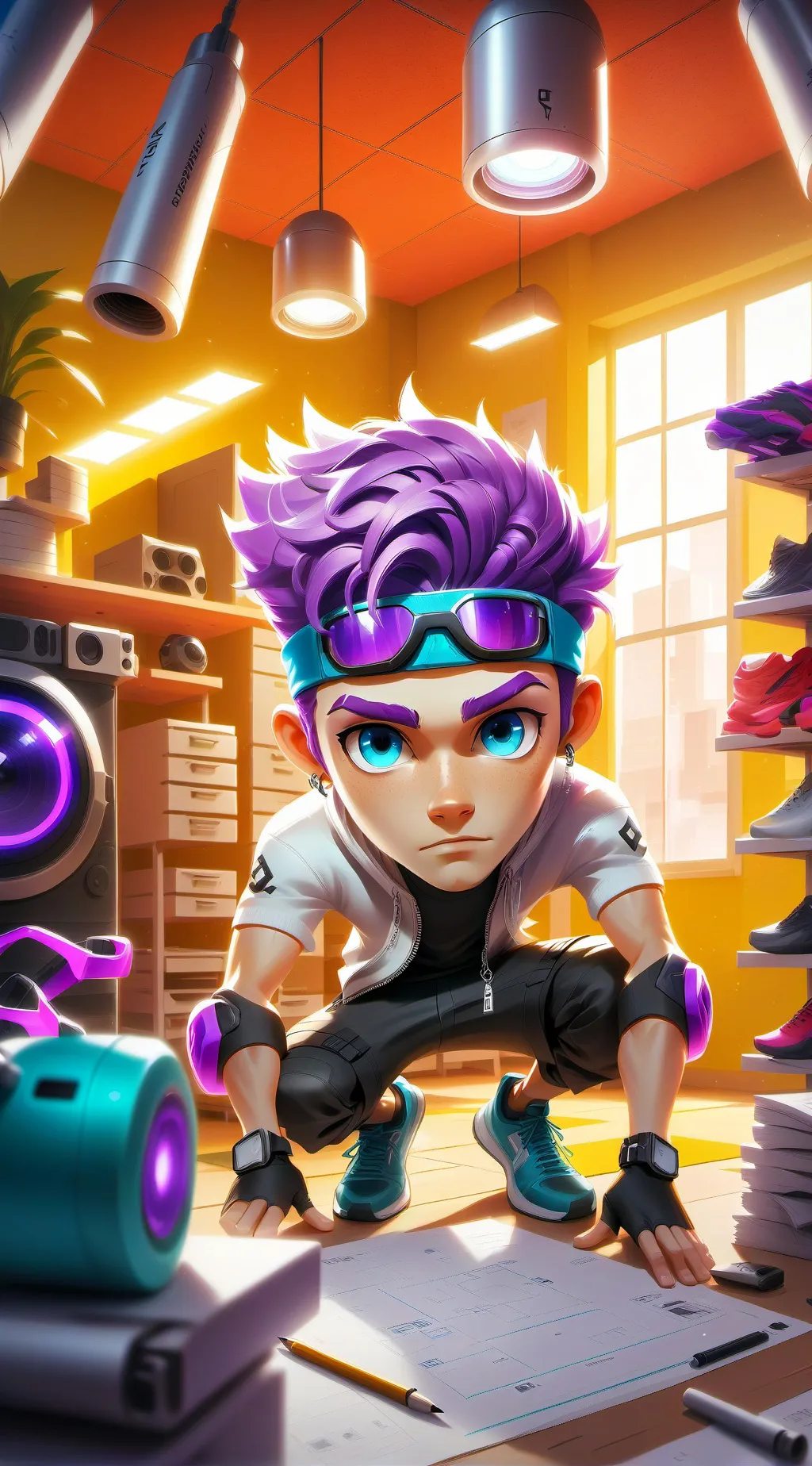 ai character: TechTycoon's Recovery background