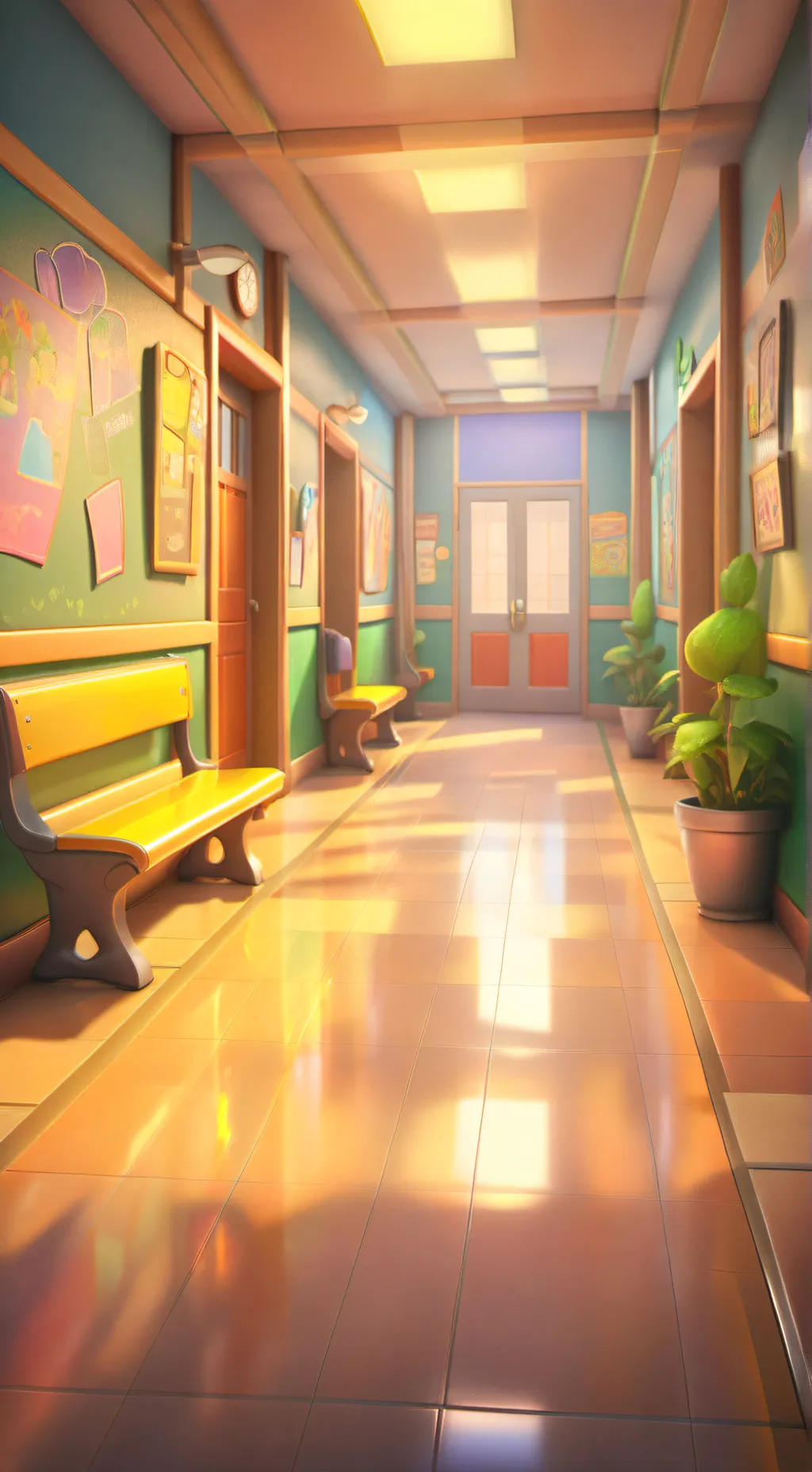 ai character: BFDI School background