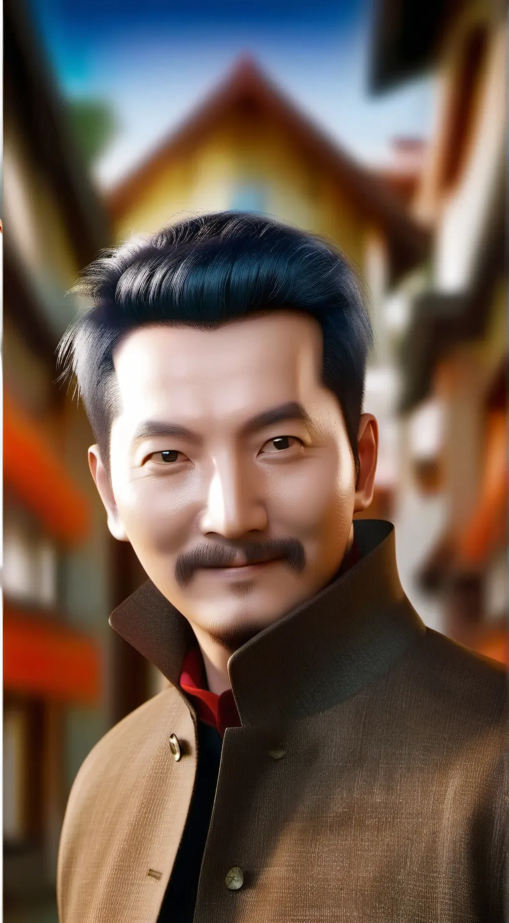 ai character: squid game  background