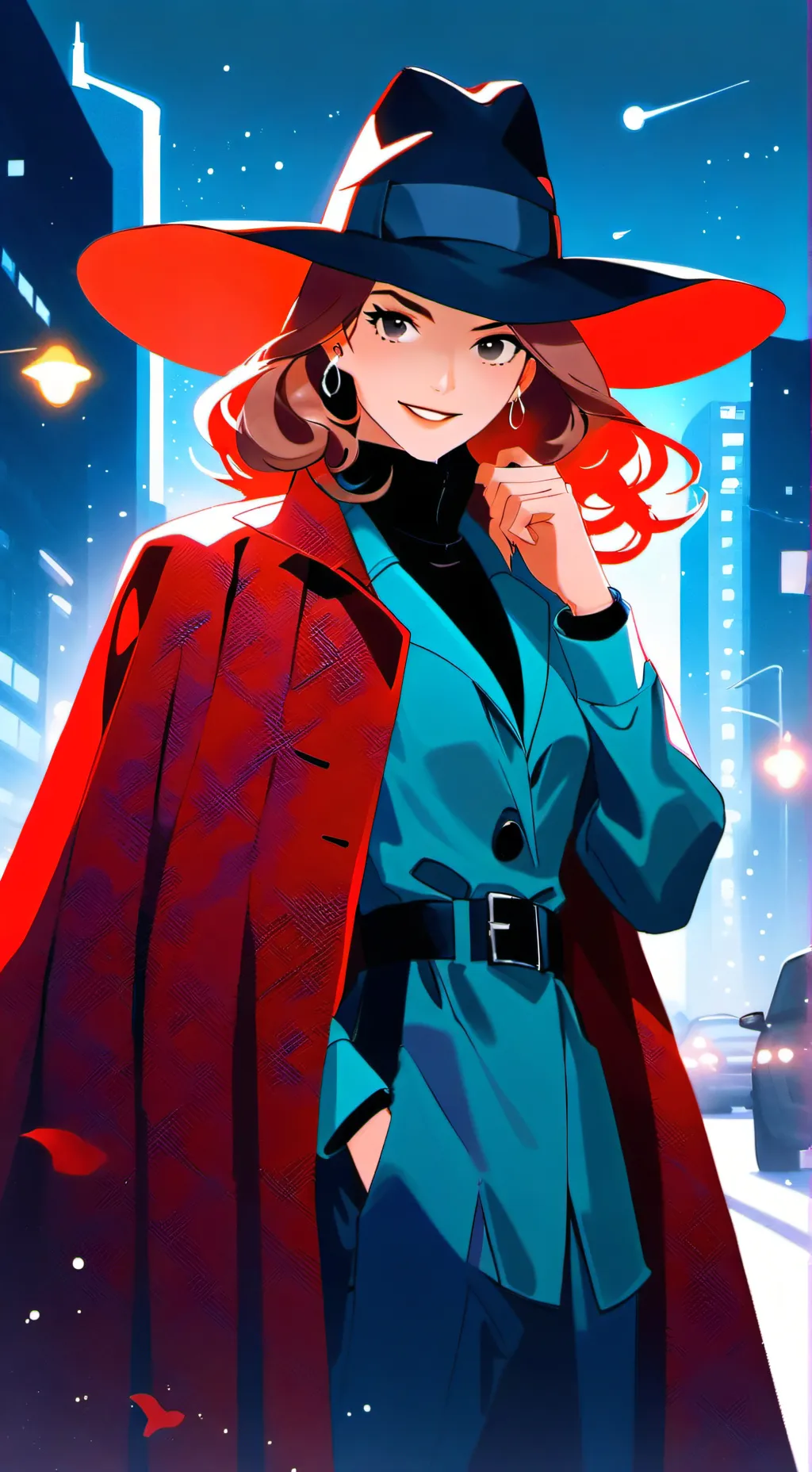 ai character: carmen sandiego background
