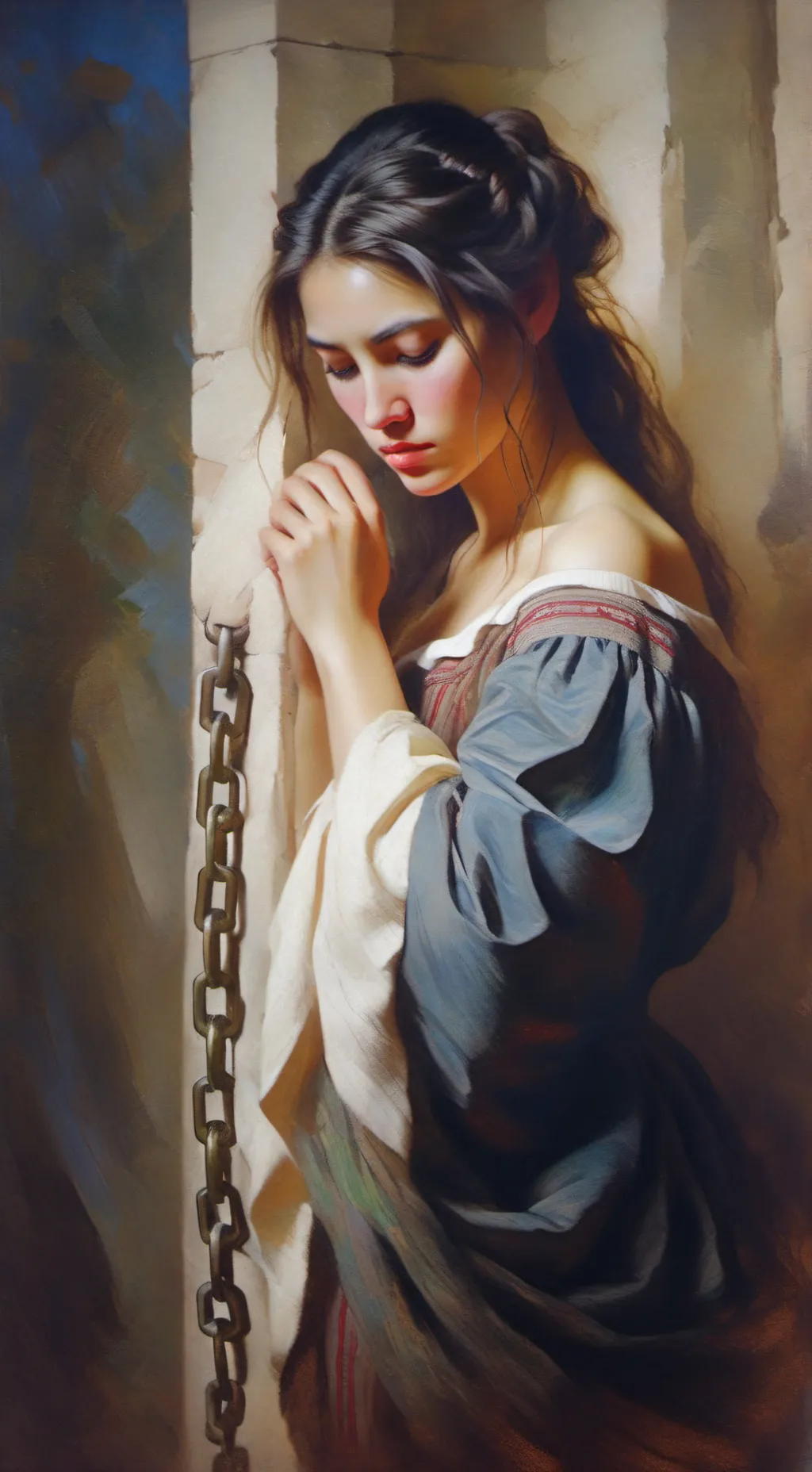 ai character: marcher d'esclaves background