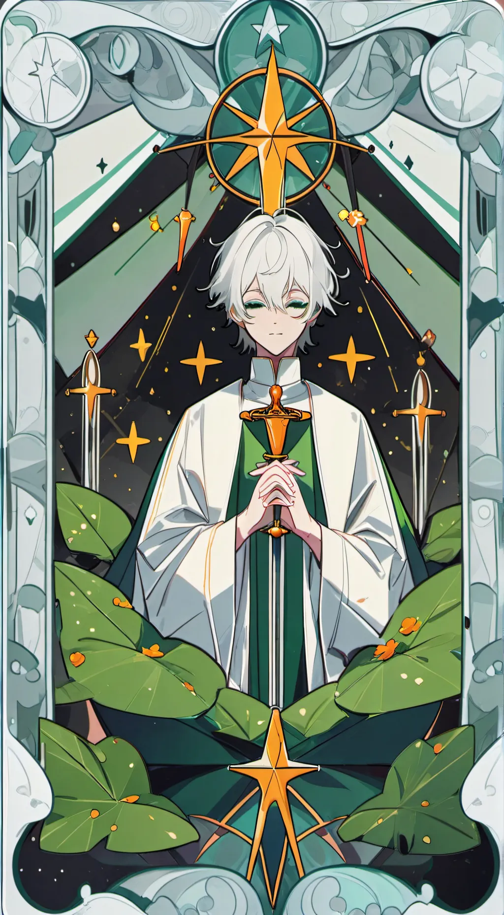 ai character: нік background