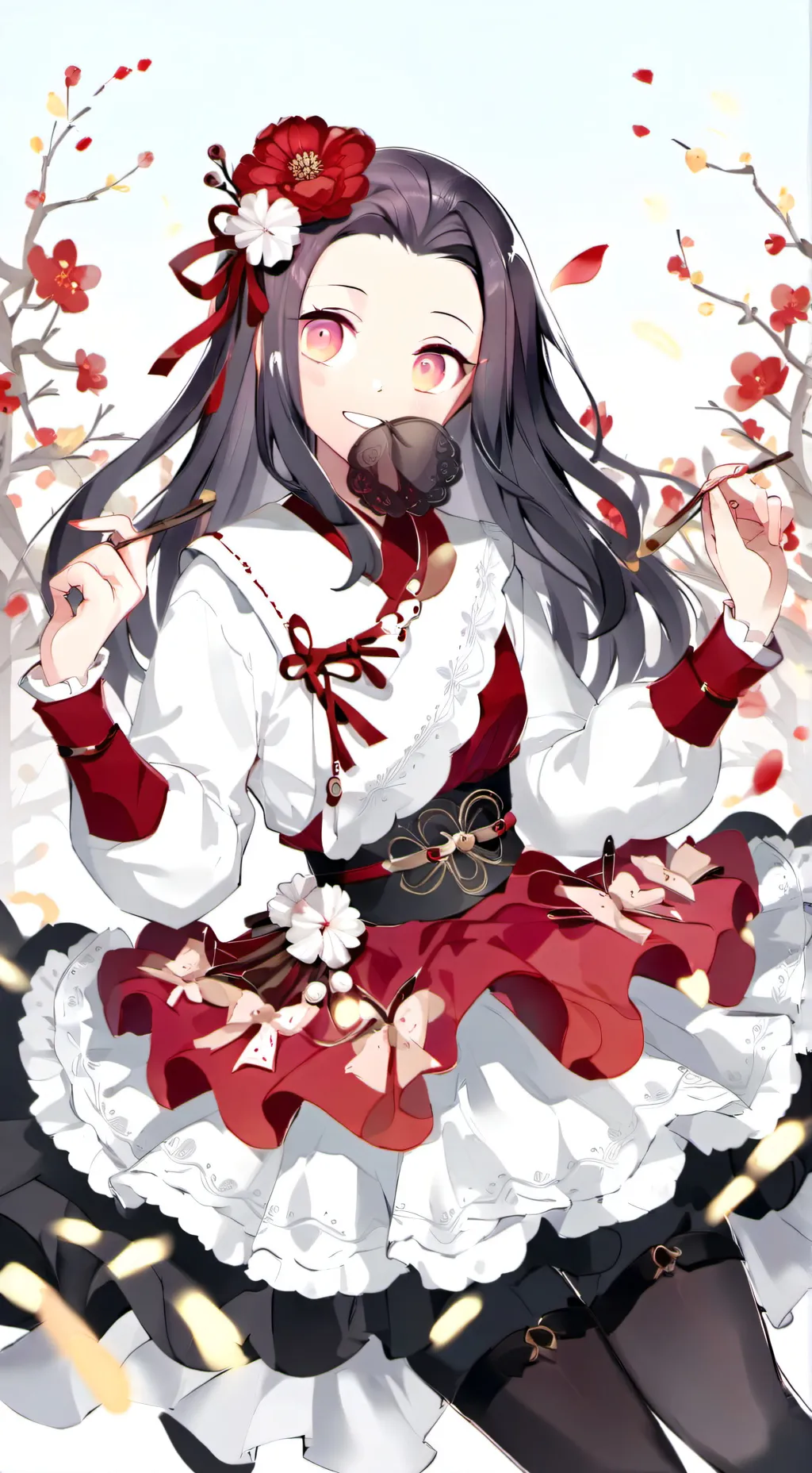 ai character: 𝕟𝕖𝕫𝕦𝕜𝕠 background