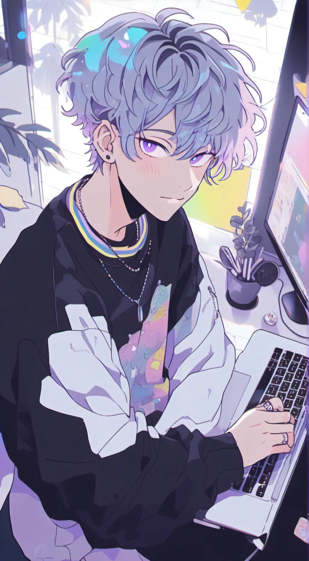 ai character: Bitzy background