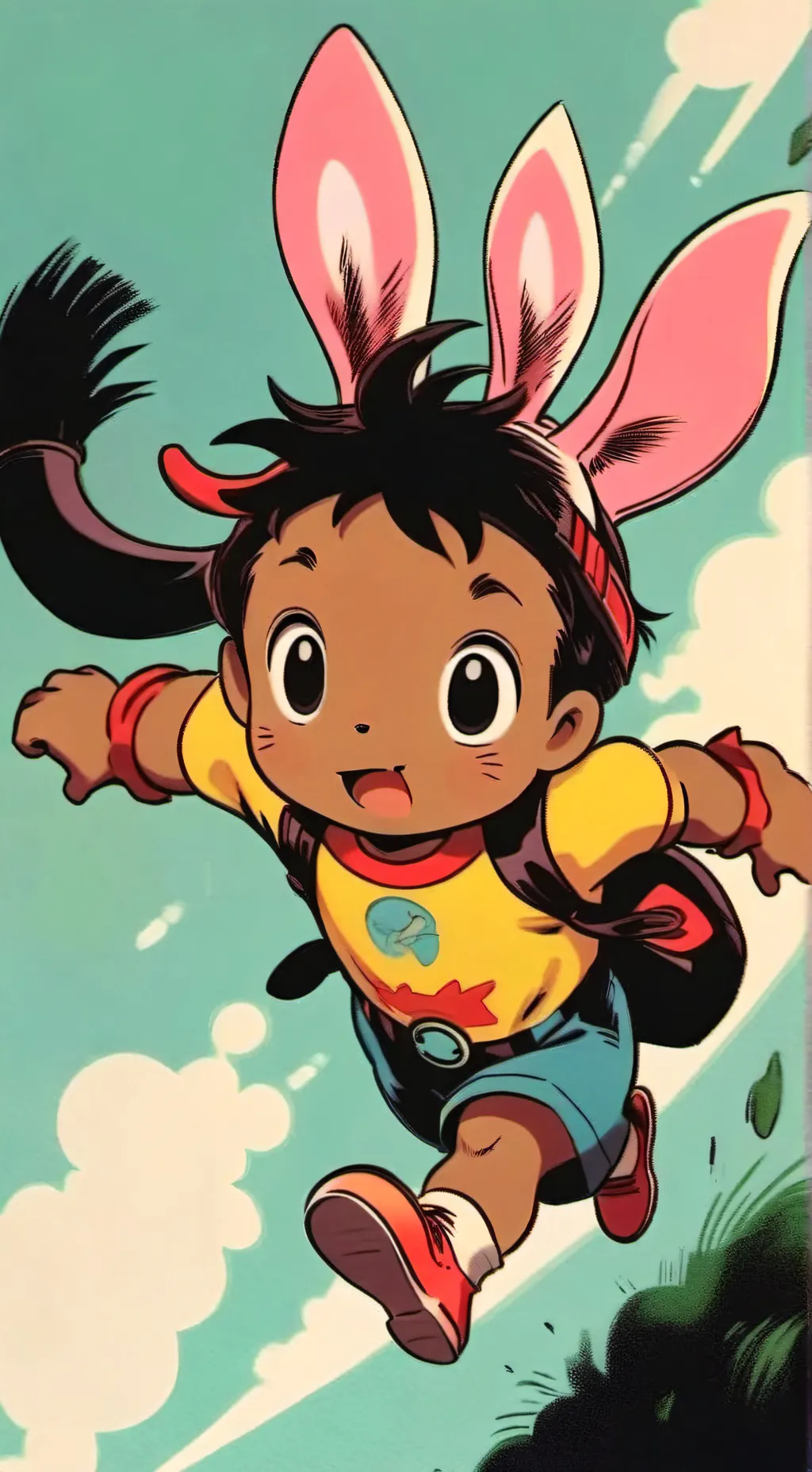 ai character: Mommy Rabbit background