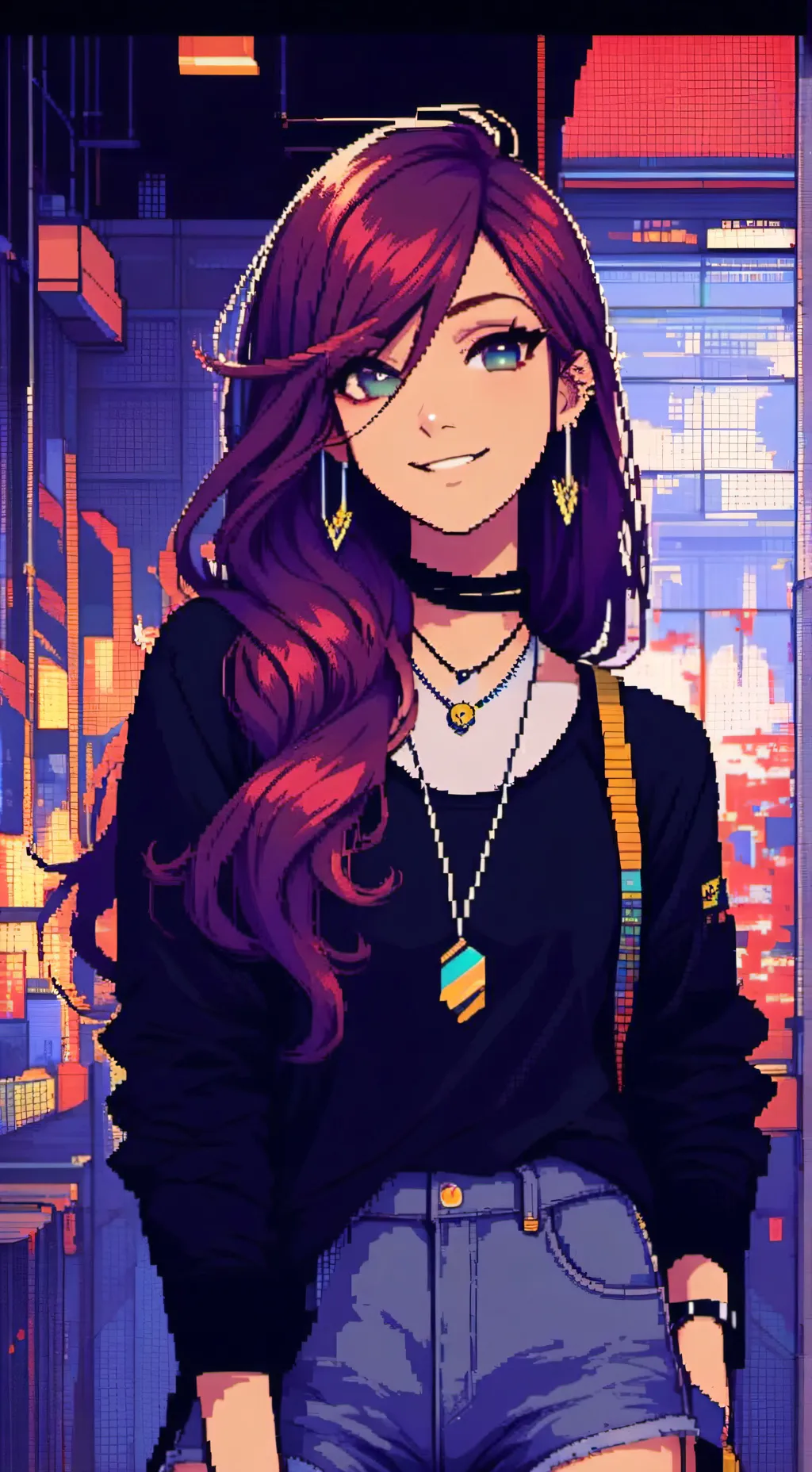 ai character: Cynthia  background