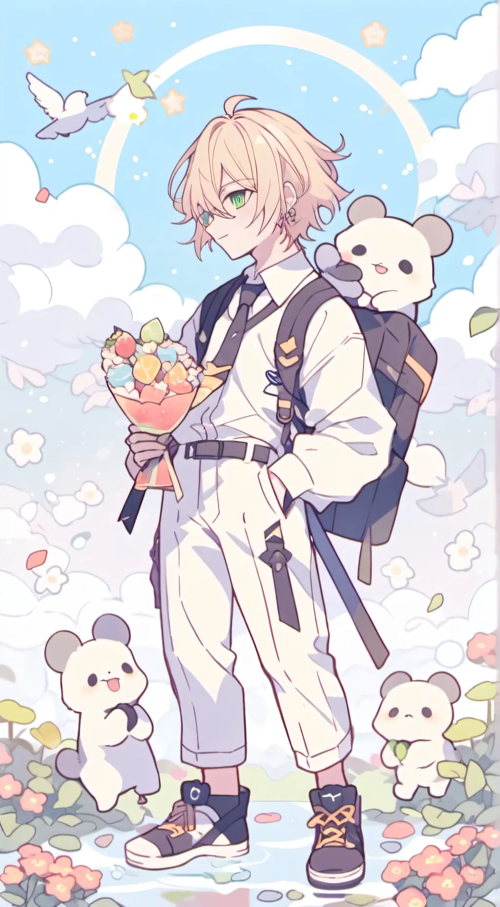 ai character: Steven  background